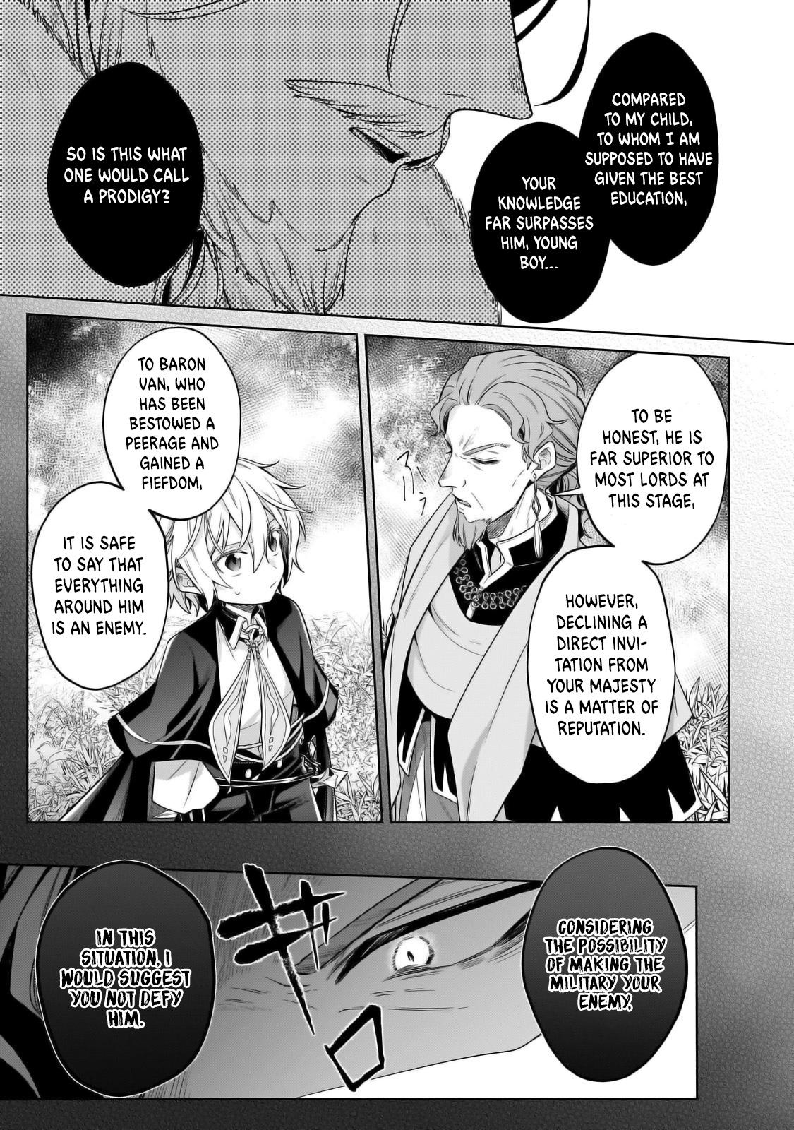 Okiraku Ryoushu no Tanoshii Ryouchi Bouei Chap 34.1 - Next Chap 35.1