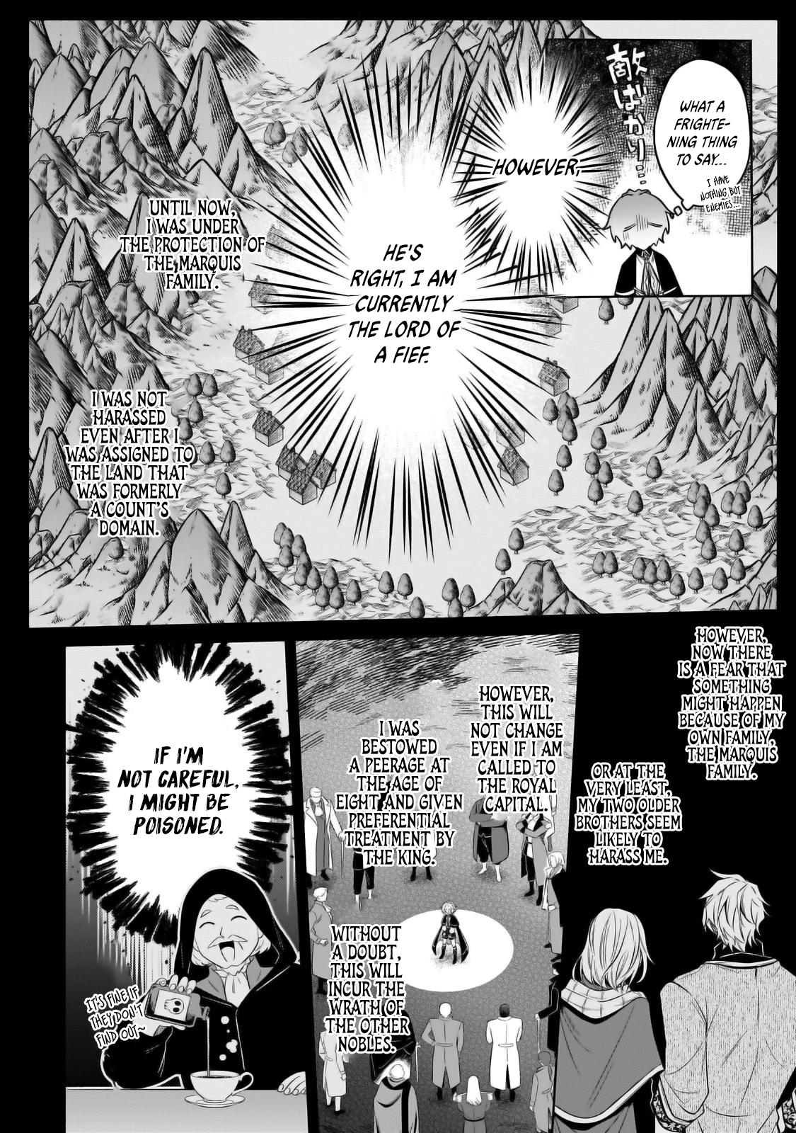 Okiraku Ryoushu no Tanoshii Ryouchi Bouei Chap 34.1 - Next Chap 35.1