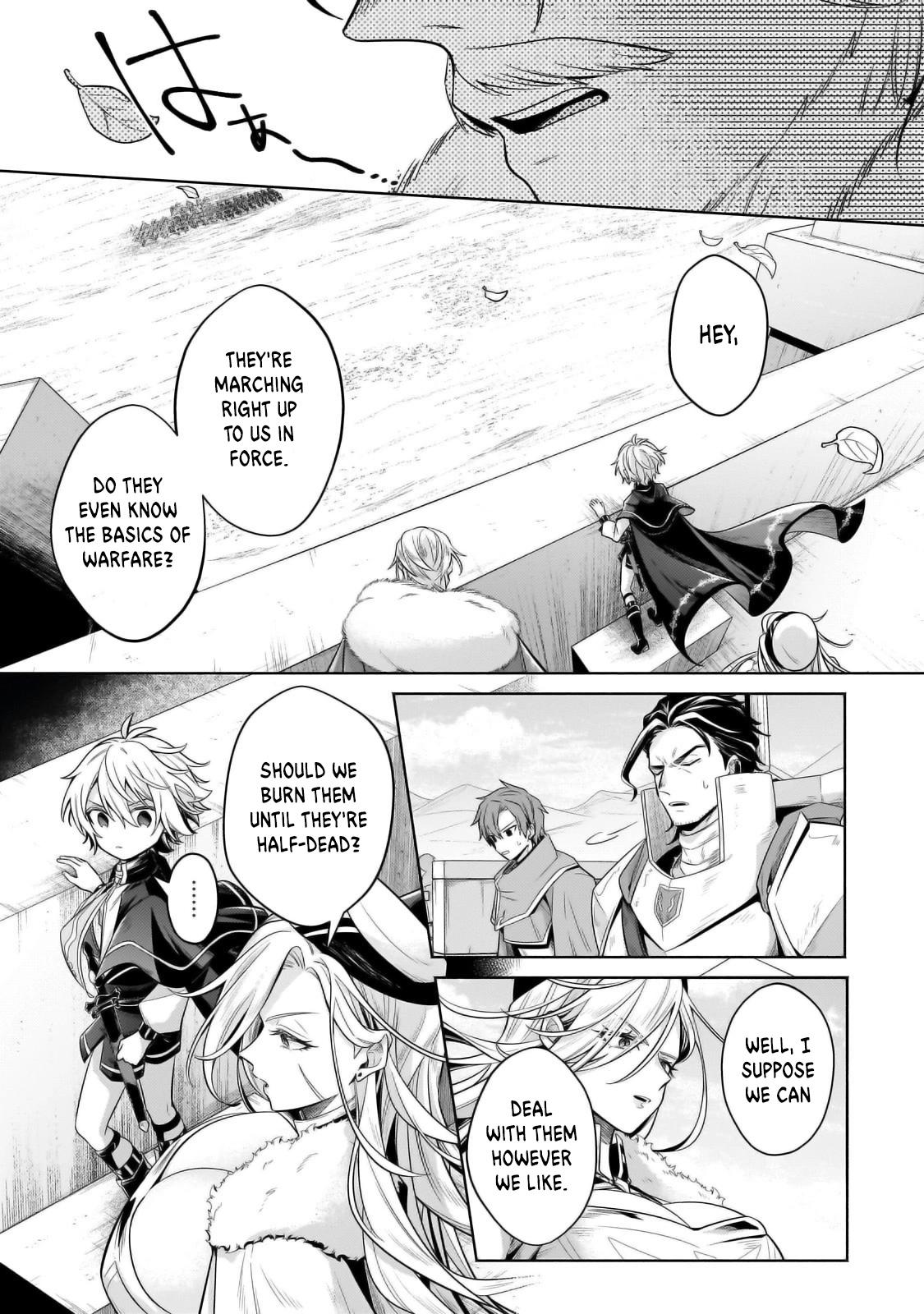 Okiraku Ryoushu no Tanoshii Ryouchi Bouei Chap 35.1 - Next Chap 36.1