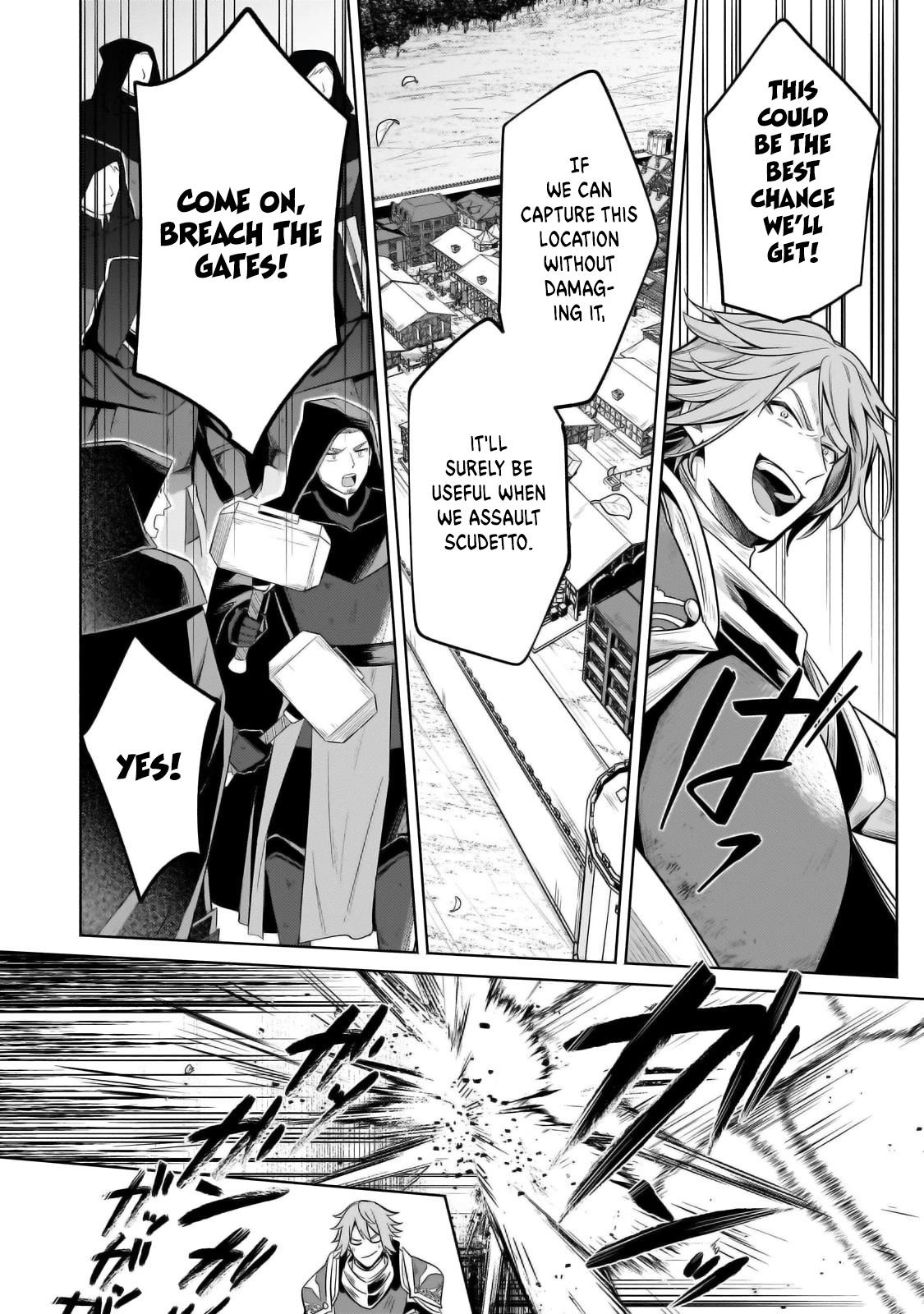 Okiraku Ryoushu no Tanoshii Ryouchi Bouei Chap 35.1 - Next Chap 36.1