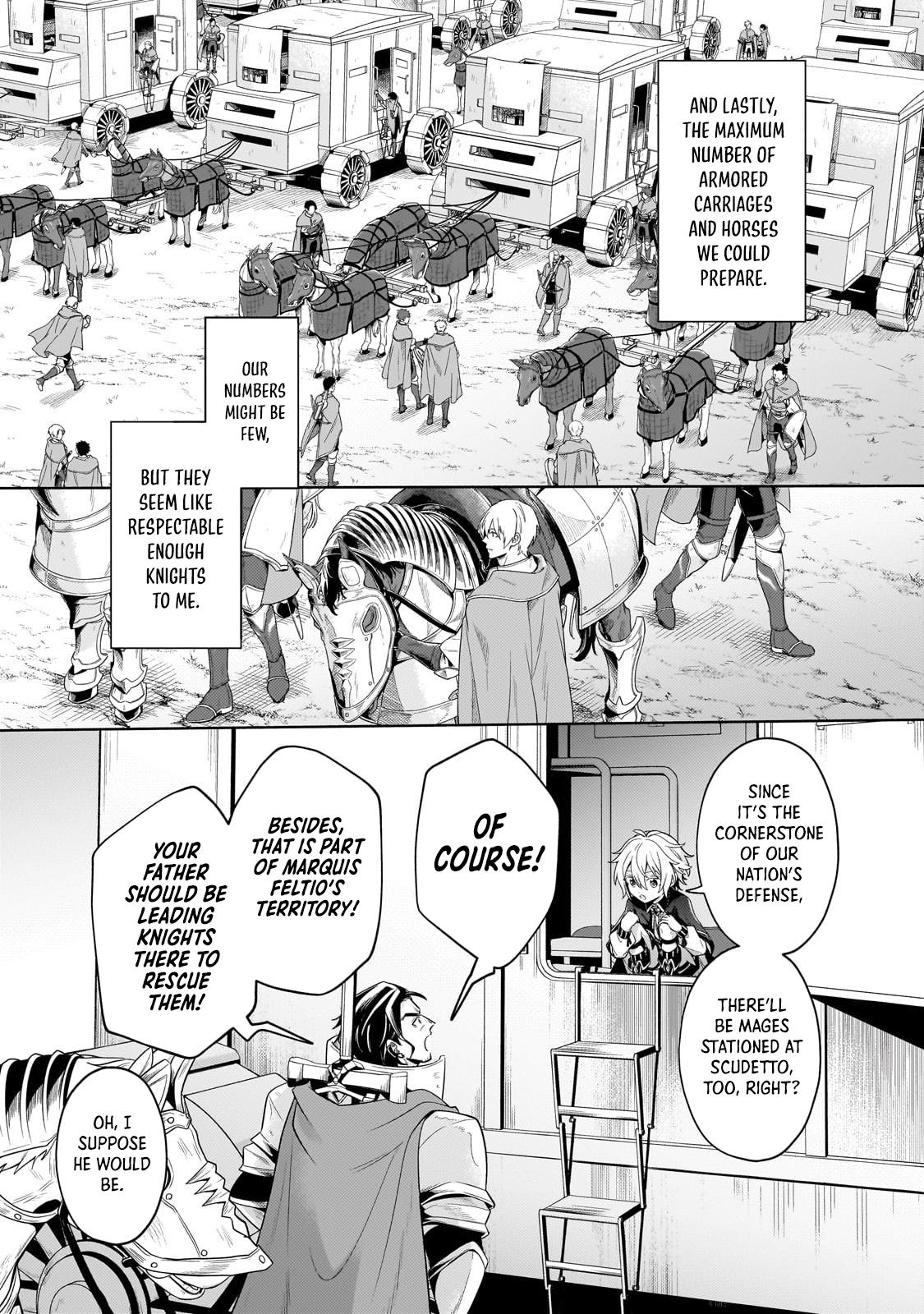 Okiraku Ryoushu no Tanoshii Ryouchi Bouei Chap 36.3 - Next Chap 37.3