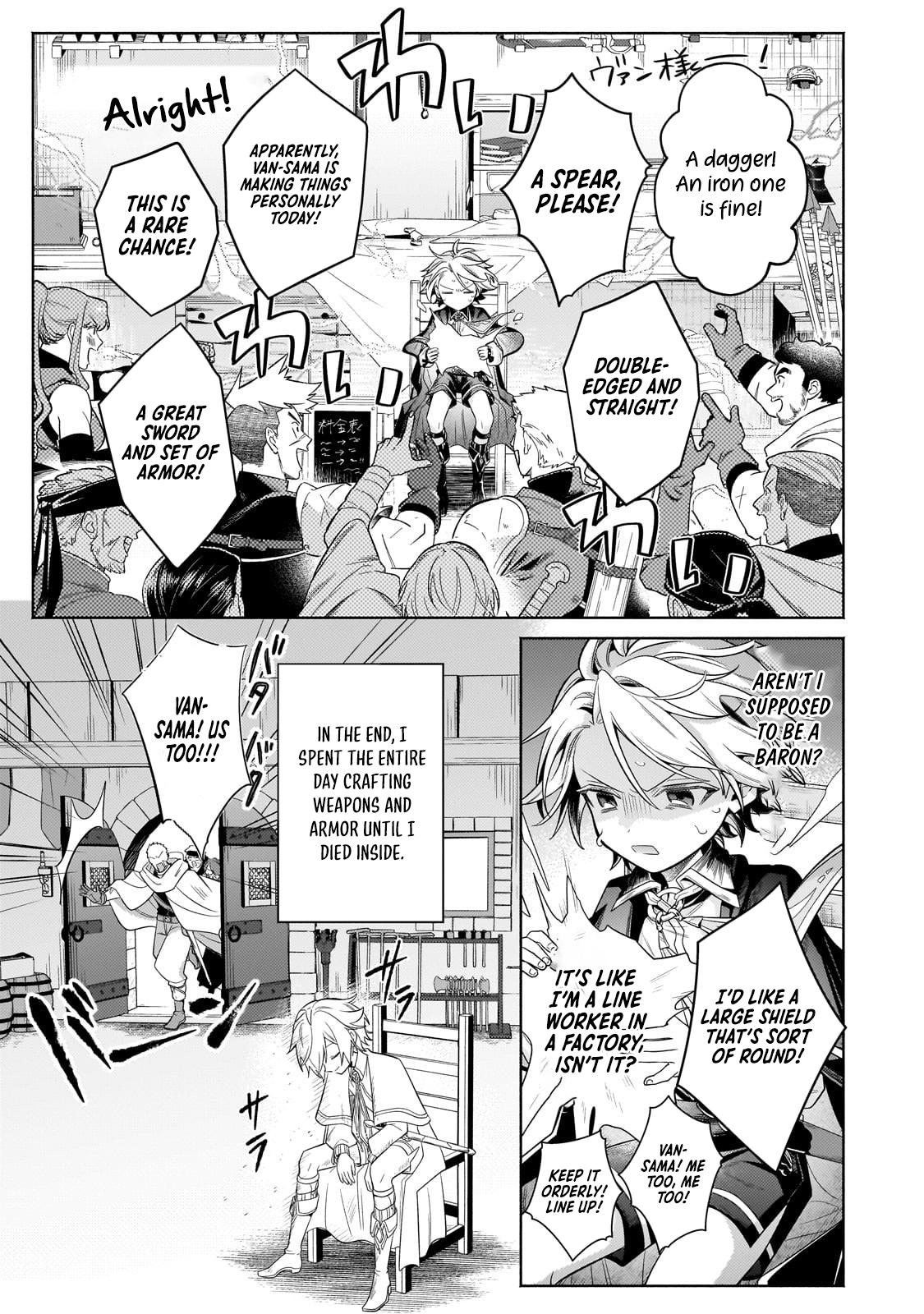 Okiraku Ryoushu no Tanoshii Ryouchi Bouei Chap 36.3 - Next Chap 37.3