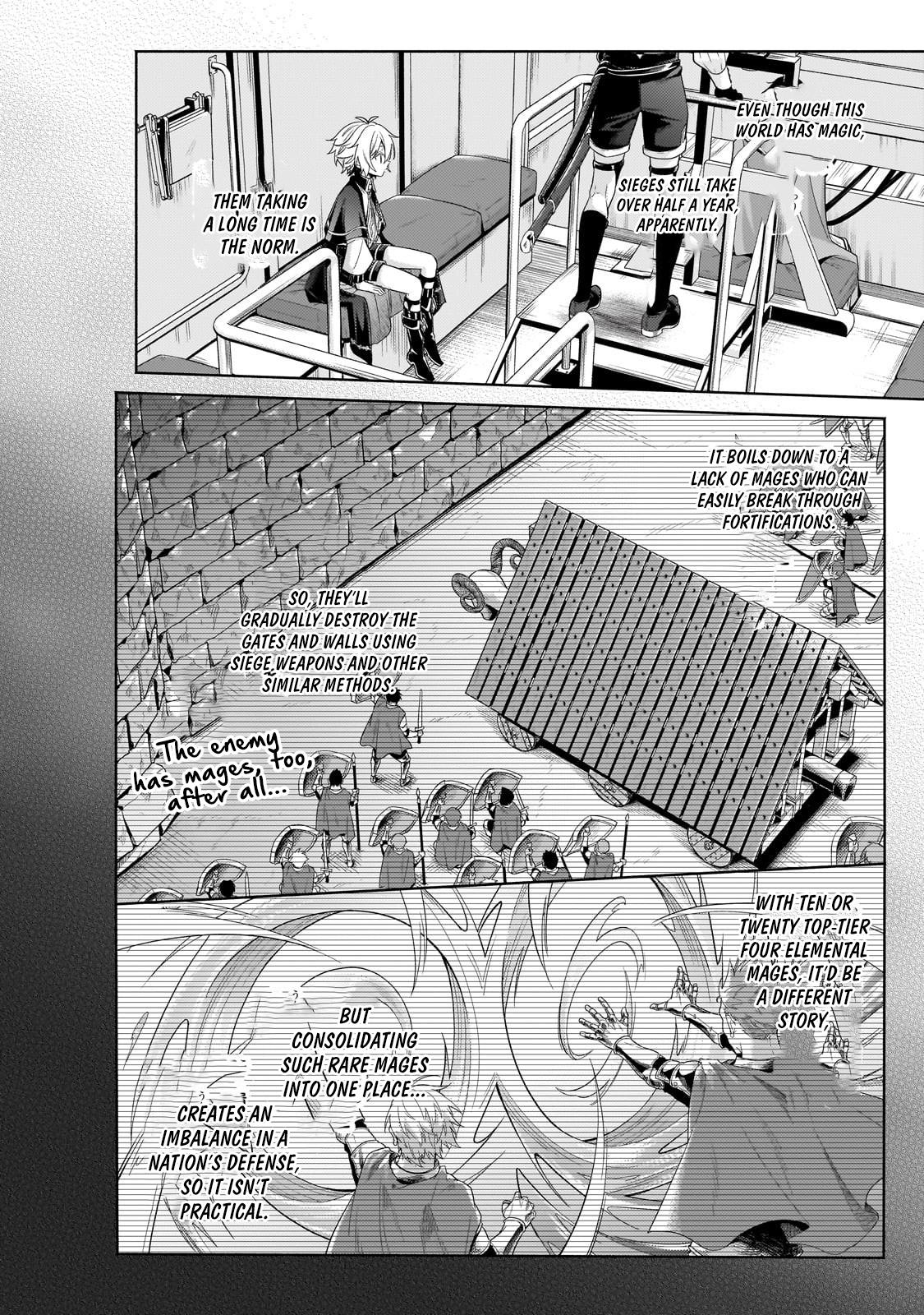 Okiraku Ryoushu no Tanoshii Ryouchi Bouei Chap 36.3 - Next Chap 37.3