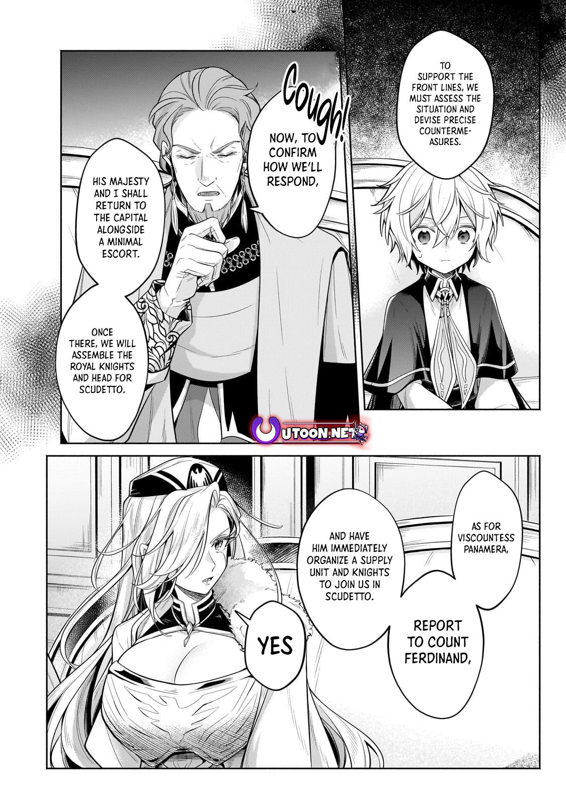 Okiraku Ryoushu no Tanoshii Ryouchi Bouei Chap 36.1 - Next Chap 37.1