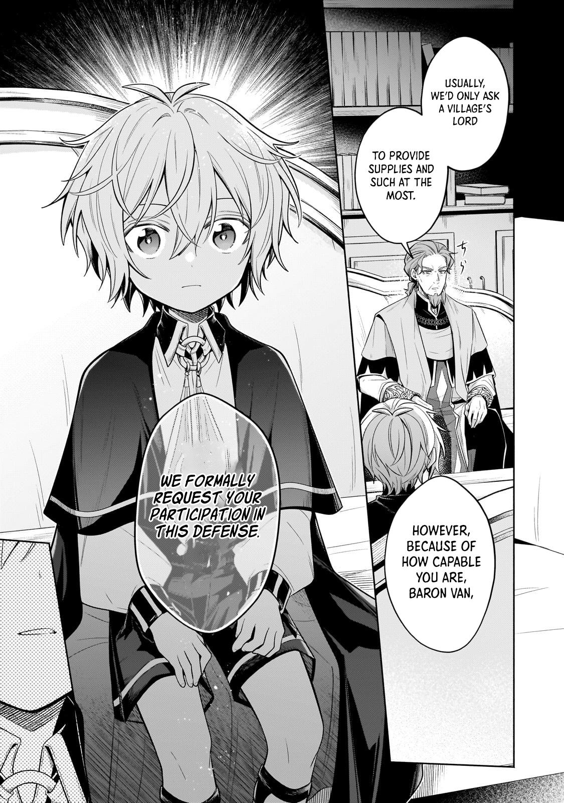 Okiraku Ryoushu no Tanoshii Ryouchi Bouei Chap 36.1 - Next Chap 37.1