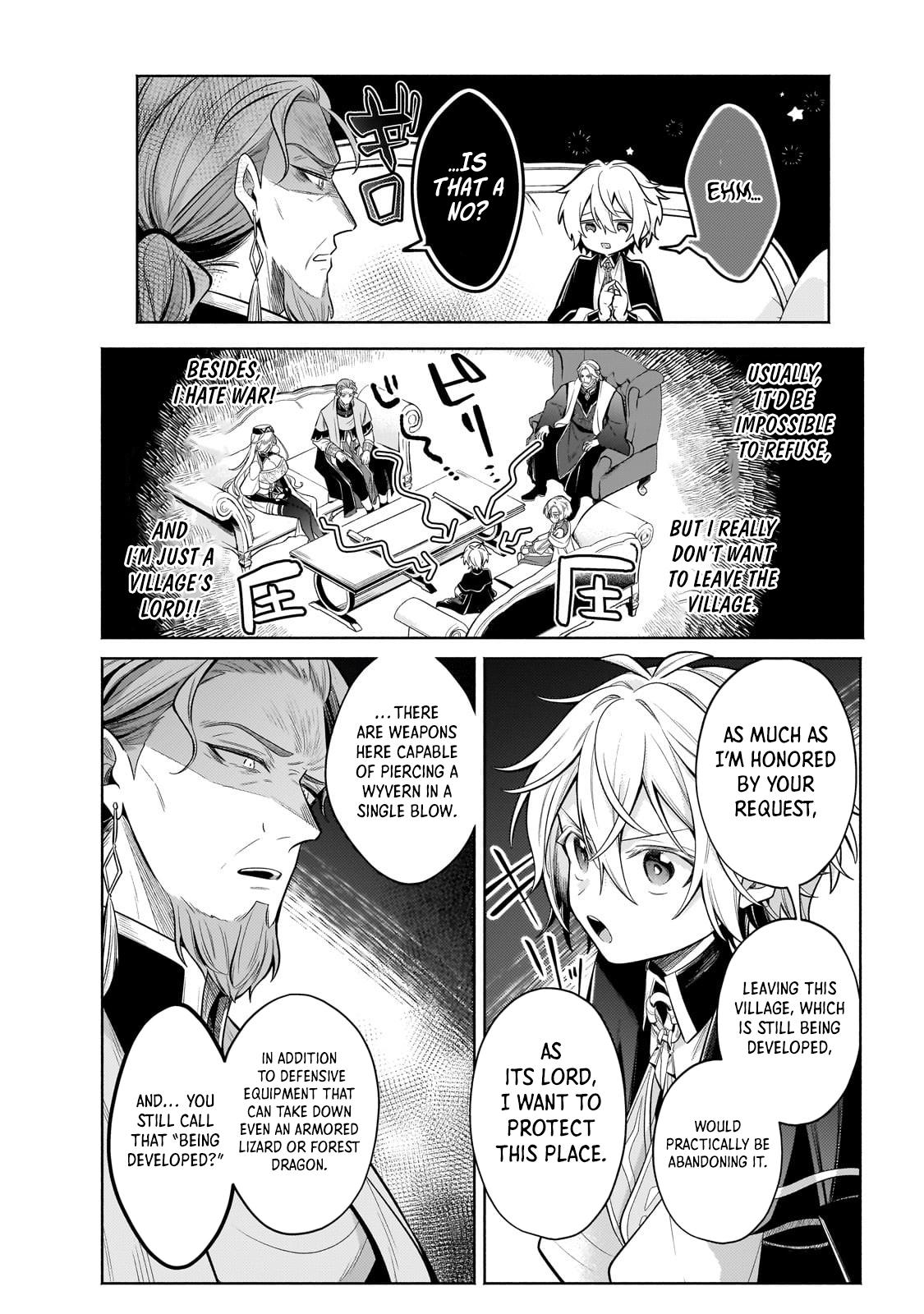 Okiraku Ryoushu no Tanoshii Ryouchi Bouei Chap 36.1 - Next Chap 37.1