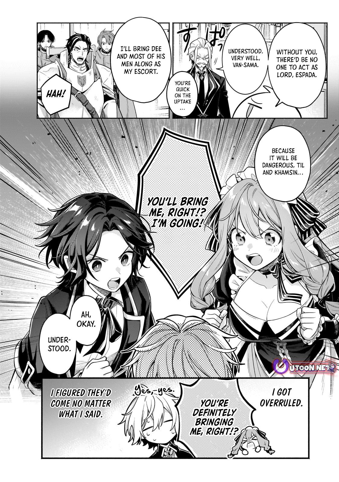 Okiraku Ryoushu no Tanoshii Ryouchi Bouei Chap 36.2 - Next Chap 37.2