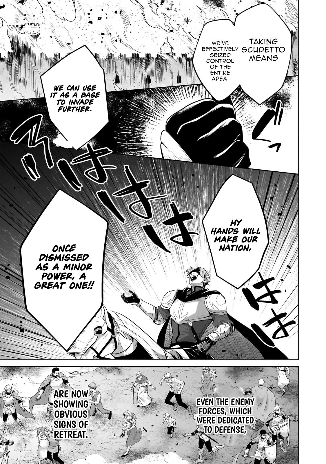 Okiraku Ryoushu no Tanoshii Ryouchi Bouei Chap 38.1 - Next Chap 39.1