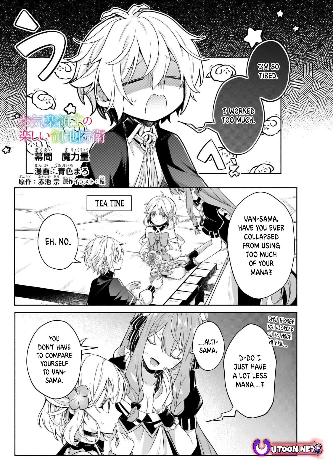 Okiraku Ryoushu no Tanoshii Ryouchi Bouei Chap 31.3 - Next Chap 32.3