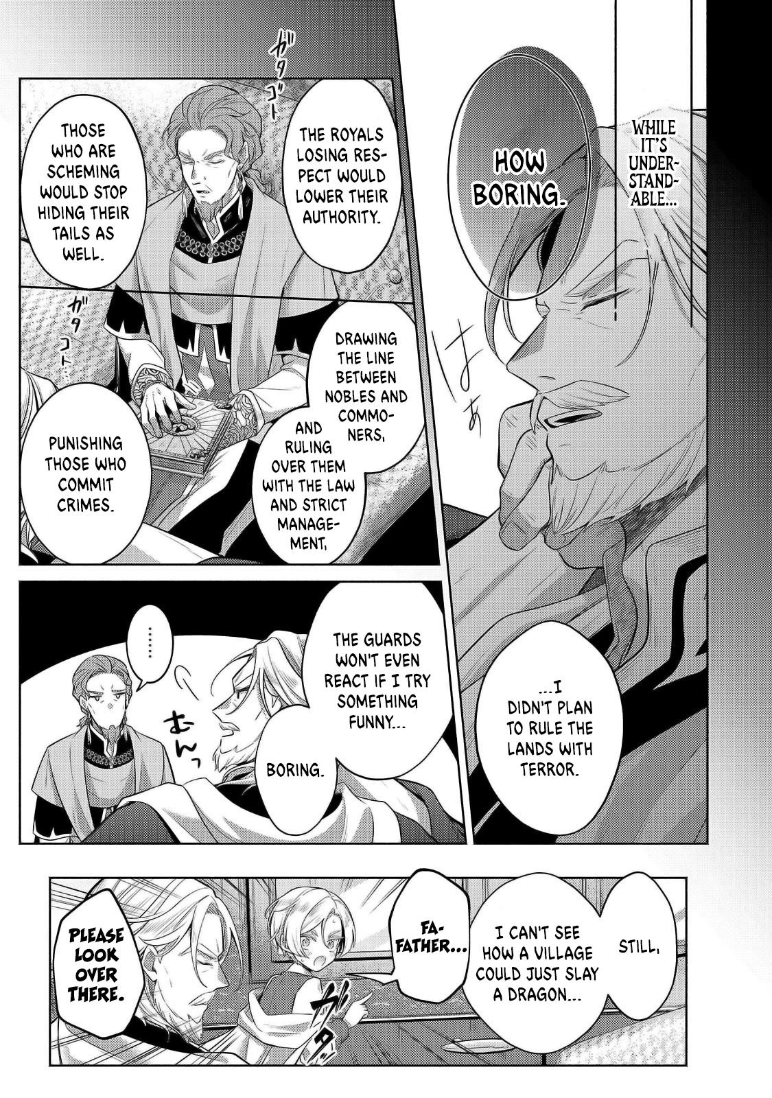 Okiraku Ryoushu no Tanoshii Ryouchi Bouei Chap 32.1 - Next Chap 33.1