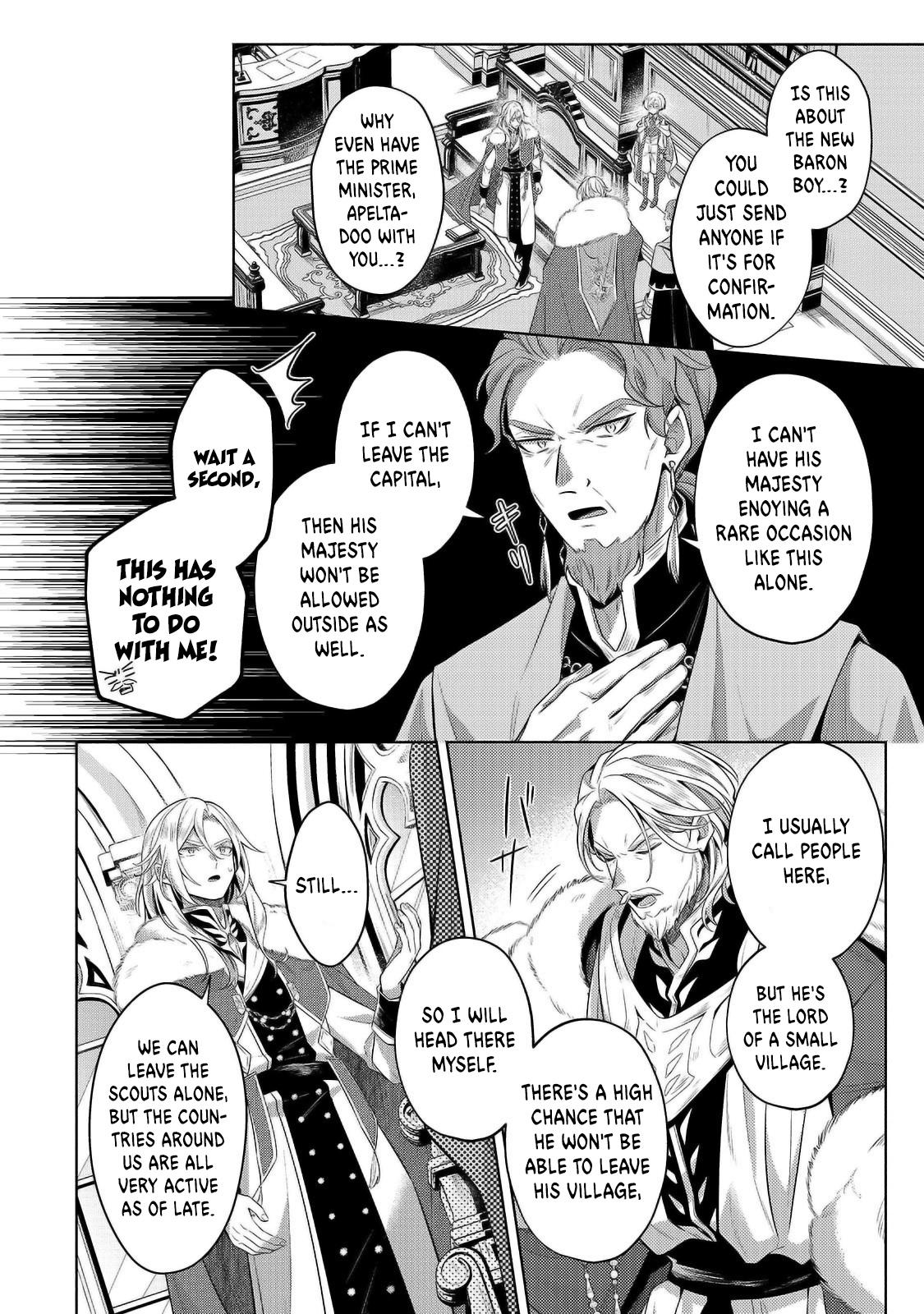 Okiraku Ryoushu no Tanoshii Ryouchi Bouei Chap 32.1 - Next Chap 33.1