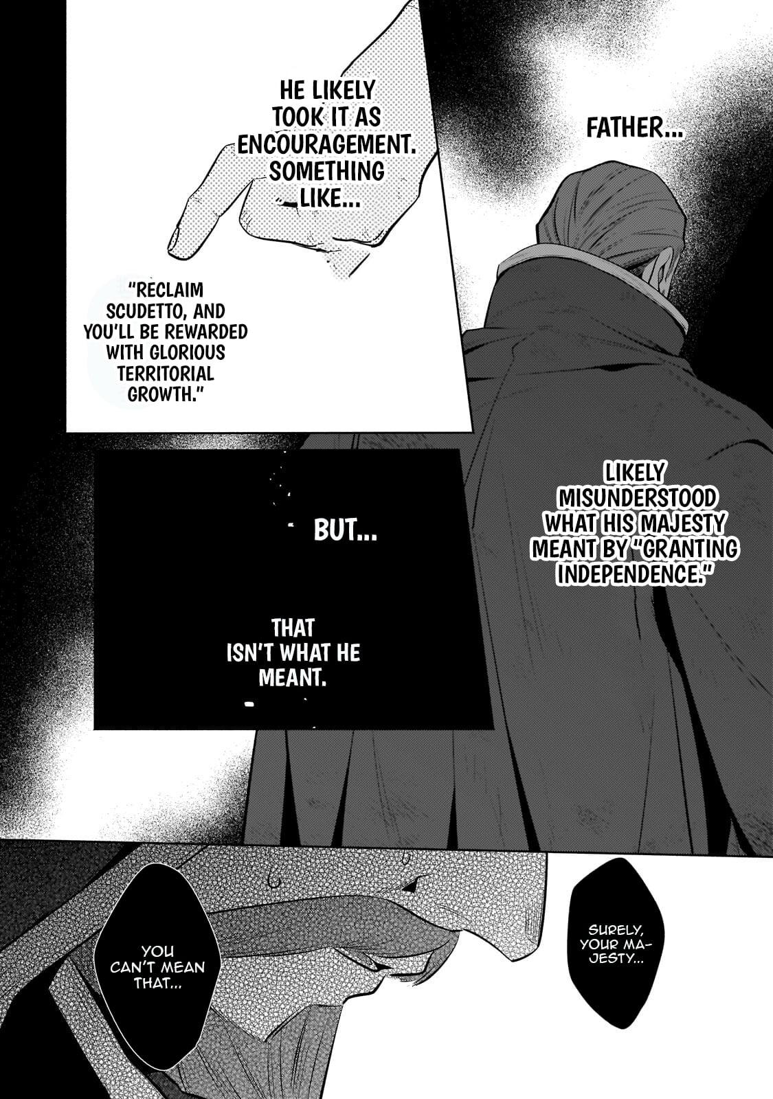 Okiraku Ryoushu no Tanoshii Ryouchi Bouei Chap 40.3 - Next Chap 41.3