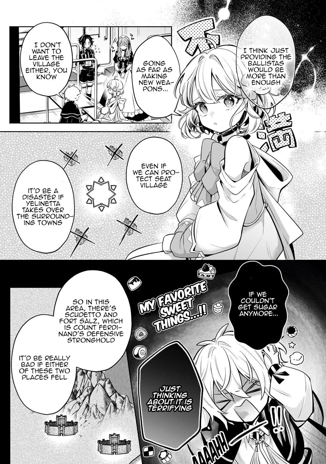 Okiraku Ryoushu no Tanoshii Ryouchi Bouei Chap 41.2 - Next Chap 42.2