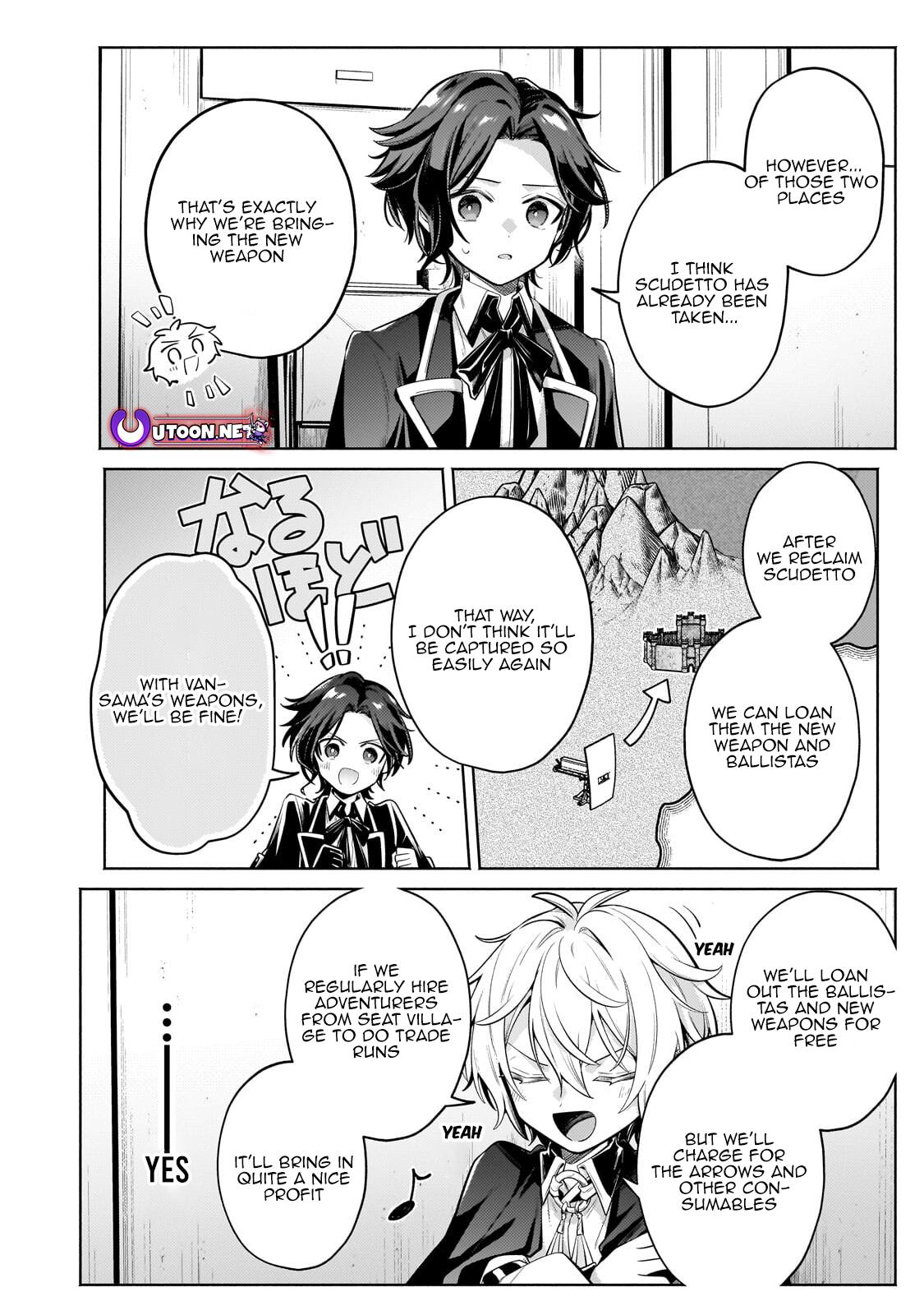 Okiraku Ryoushu no Tanoshii Ryouchi Bouei Chap 41.2 - Next Chap 42.2