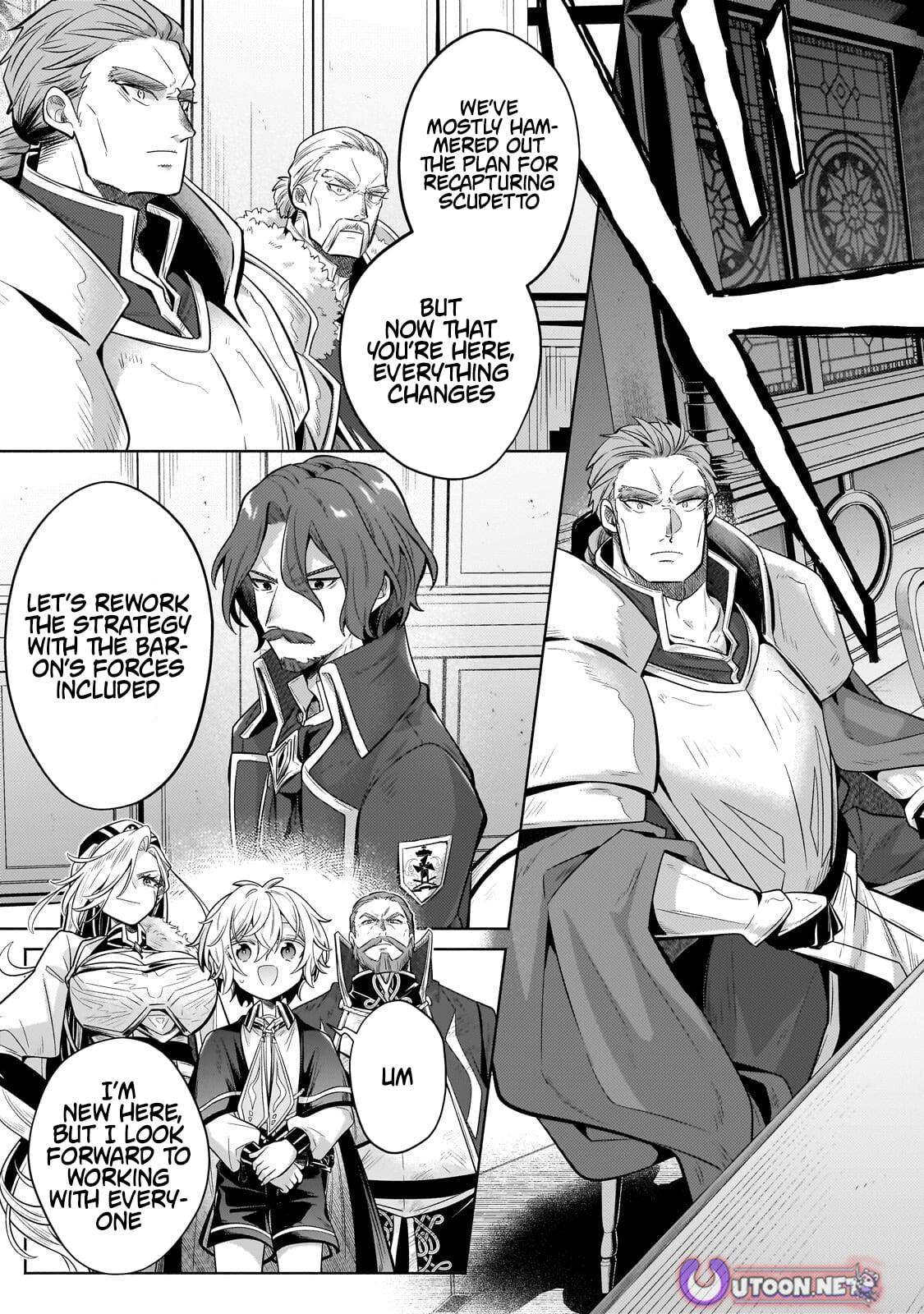 Okiraku Ryoushu no Tanoshii Ryouchi Bouei Chap 42.1 - Next Chap 43.1