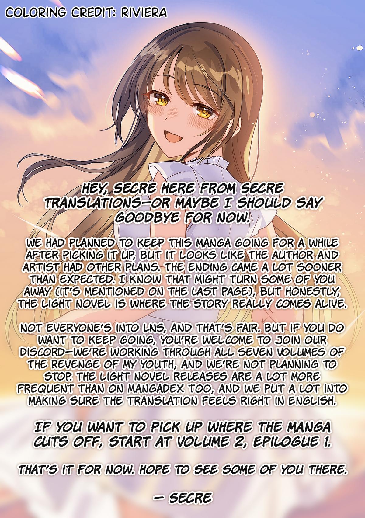 Inkya datta Ore no Seishun Revenge: Tenshi Sugiru Ano Ko to Ayumu Re Life Chap 28 - Next Chap 29