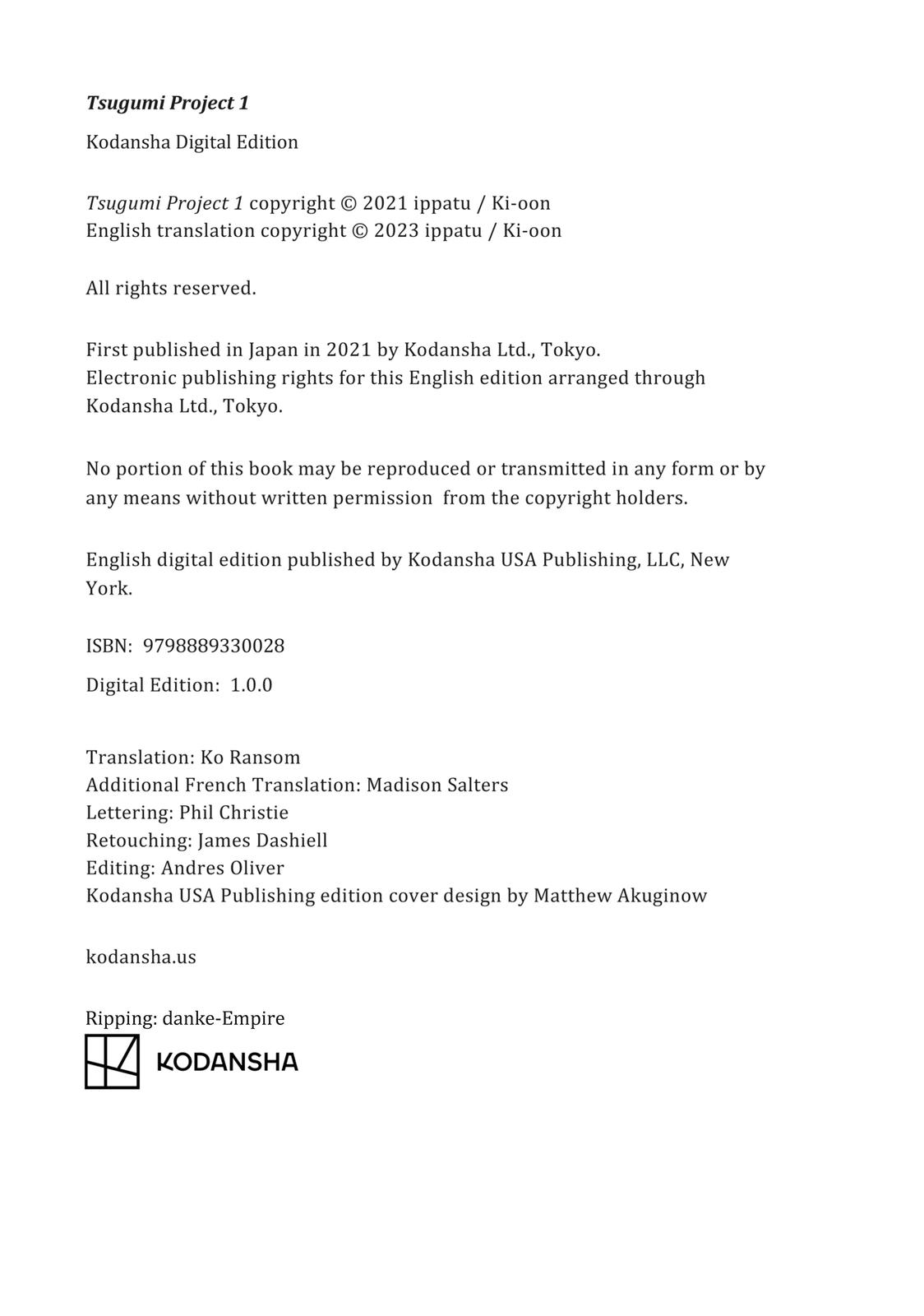 Tsugumi Project Chap 4 - Next Chap 5