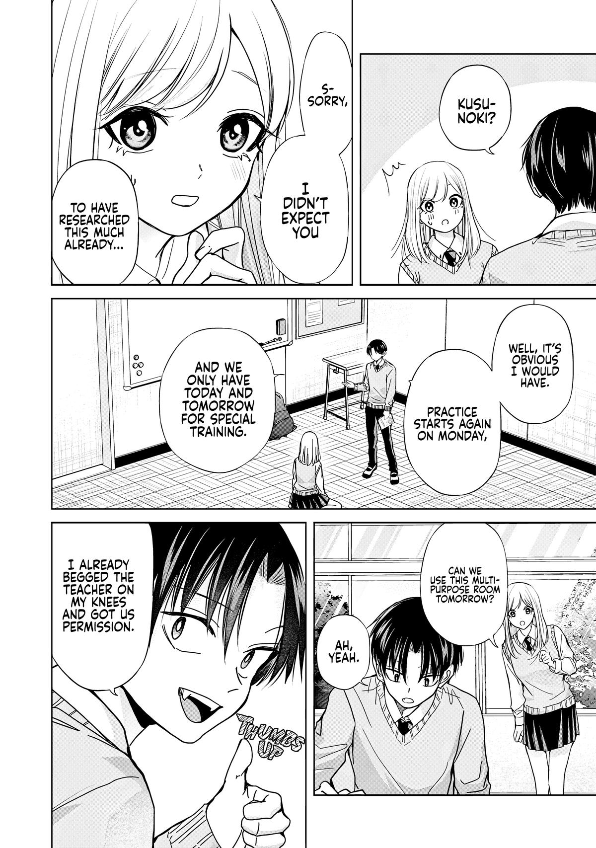 Kusunoki-san wa Koukou Debut ni Shippaishiteiru Chap 35.1 - Next Chap 36.1
