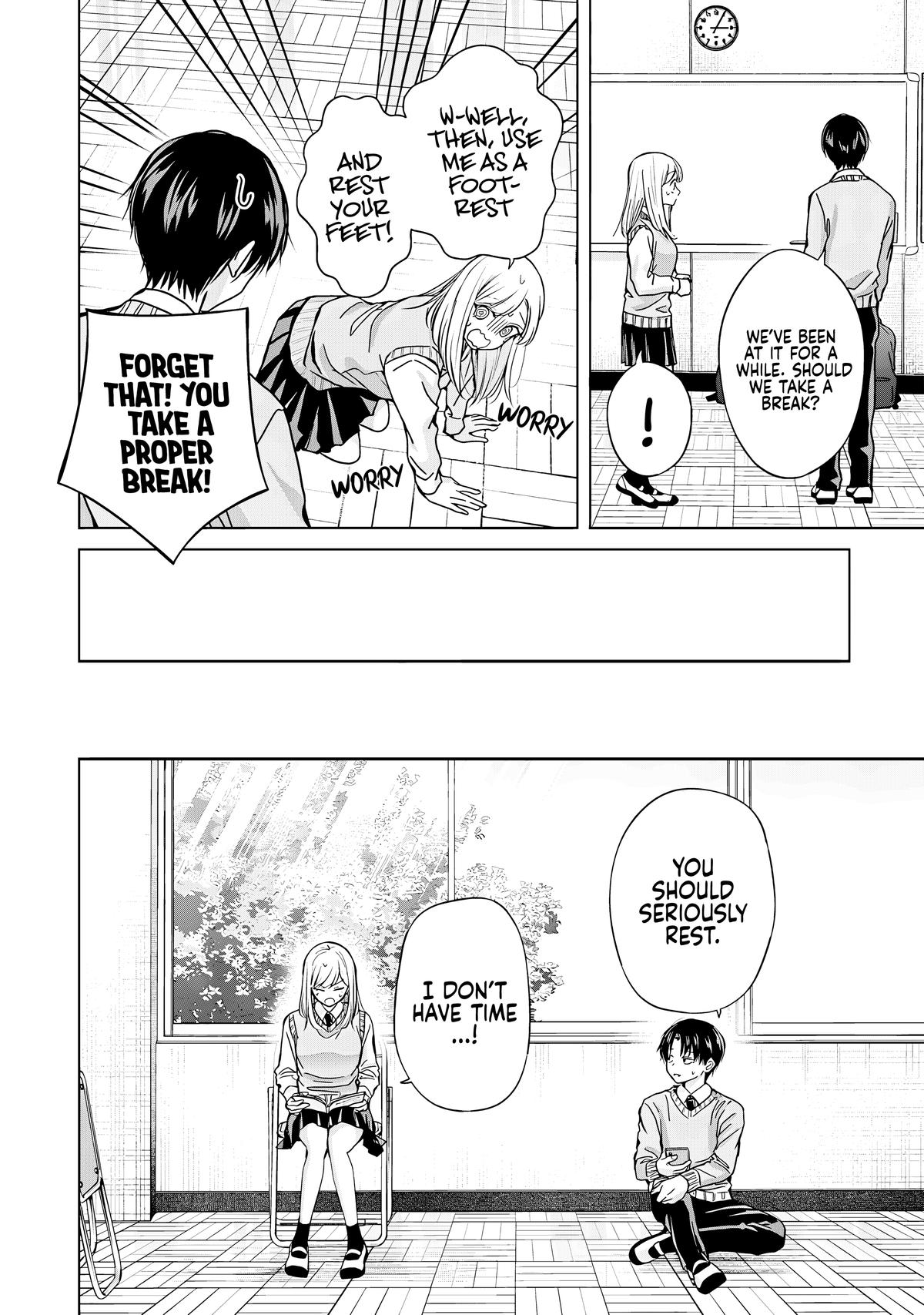 Kusunoki-san wa Koukou Debut ni Shippaishiteiru Chap 35.1 - Next Chap 36.1