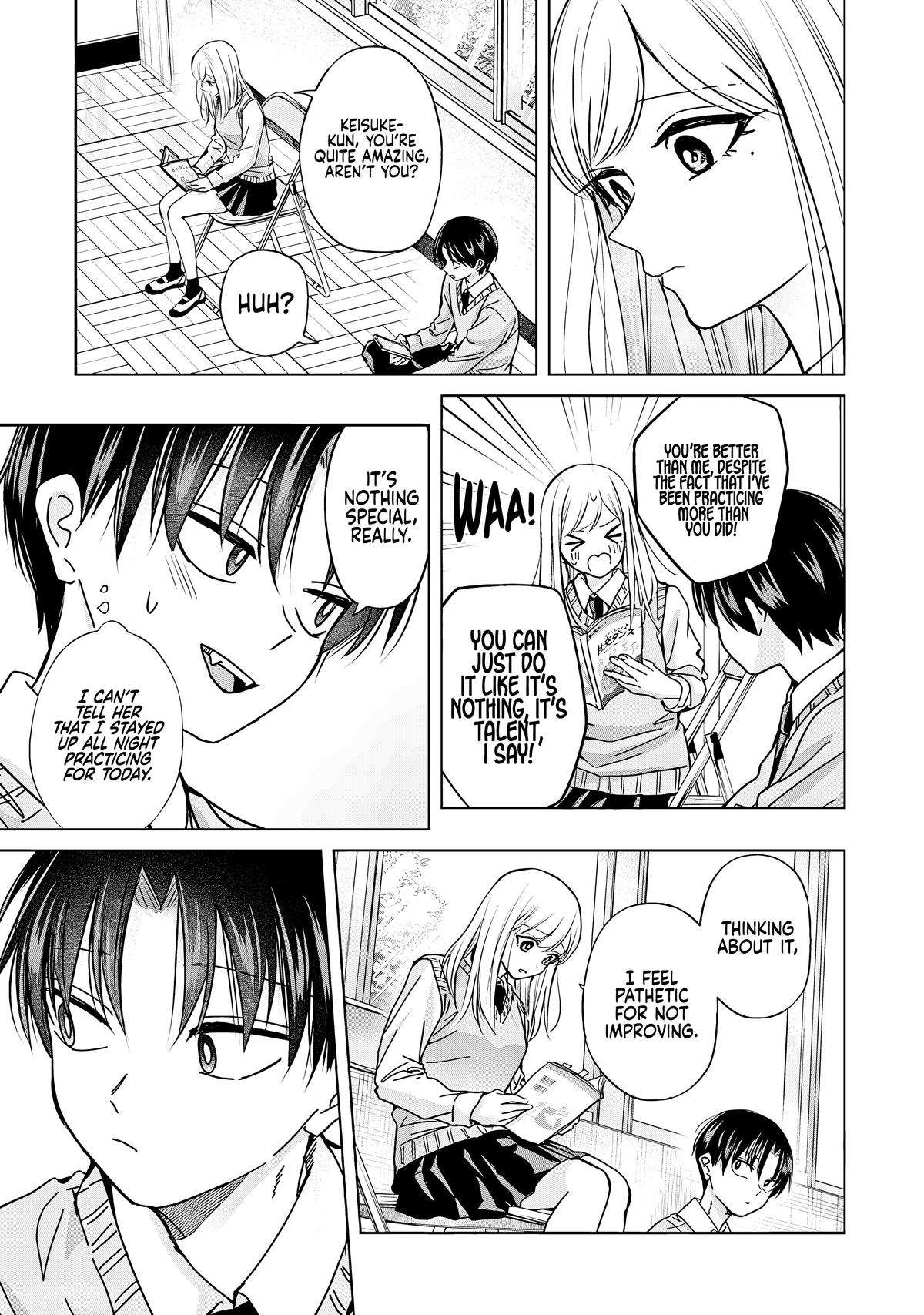 Kusunoki-san wa Koukou Debut ni Shippaishiteiru Chap 35.1 - Next Chap 36.1