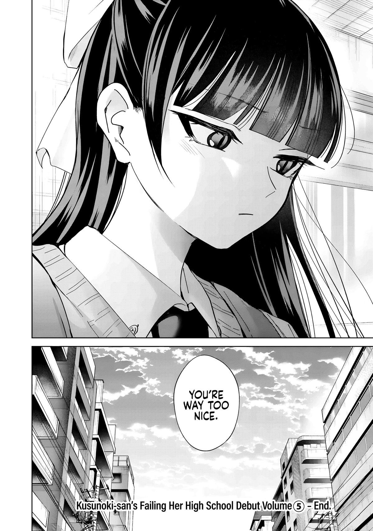 Kusunoki-san wa Koukou Debut ni Shippaishiteiru Chap 36 - Next Chap 37