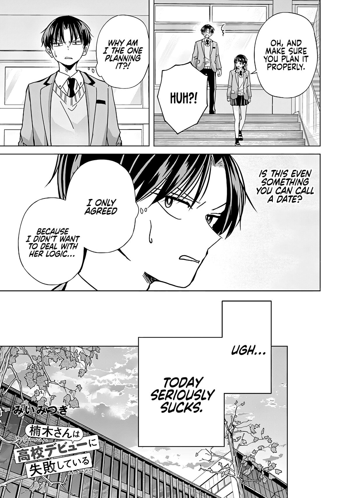 Kusunoki-san wa Koukou Debut ni Shippaishiteiru Chap 47 - Next Chap 48