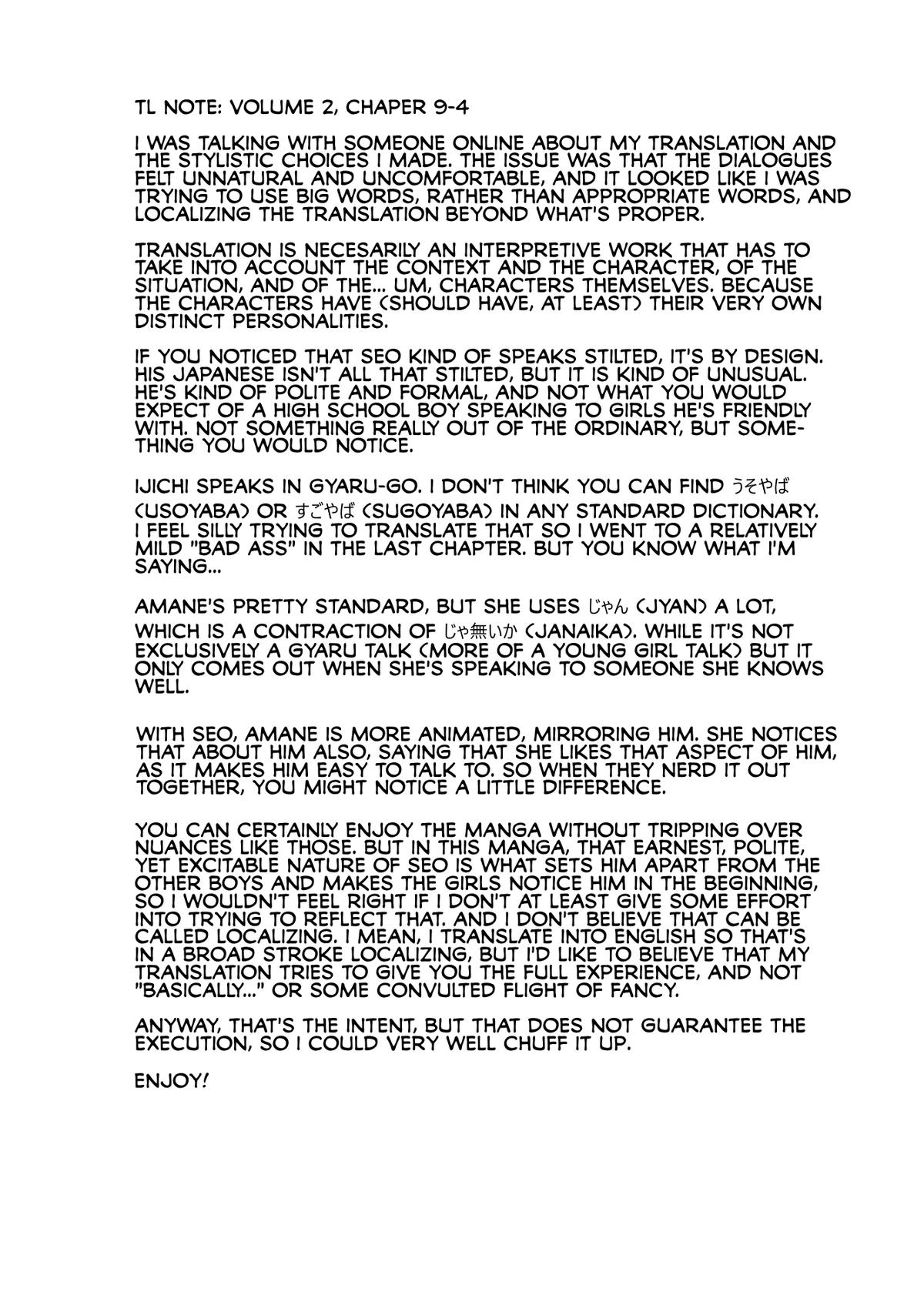 Otaku ni Yasashii Gal wa Inai!? Chap 9.3 - Next Chap 10.3