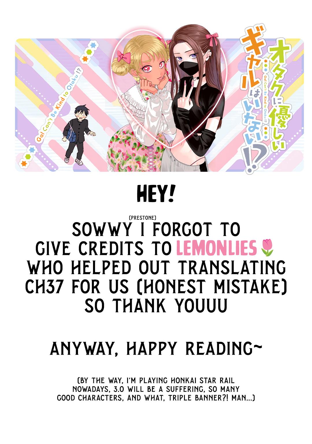 Otaku ni Yasashii Gal wa Inai!? Chap 39 - Next Chap 40