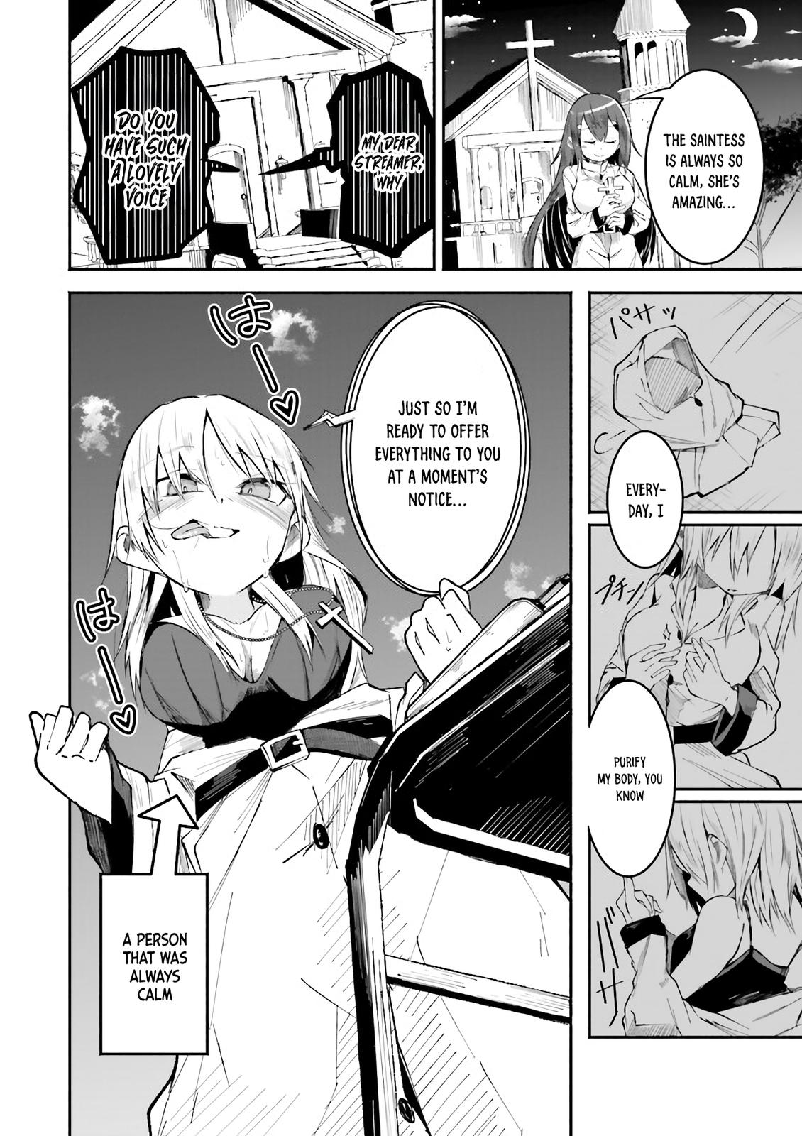 Isekai de Haishin Katsudou wo Shitara Tairyou no Yandere Shinja wo Umidashiteshimatta Ken Chap 4 - Next Chap 5
