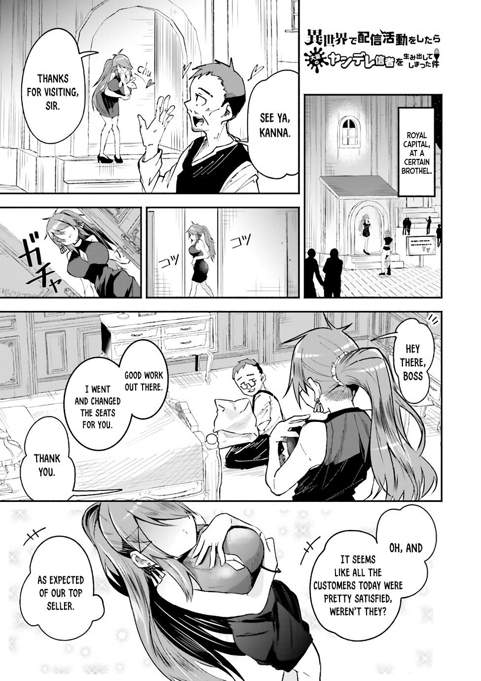 Isekai de Haishin Katsudou wo Shitara Tairyou no Yandere Shinja wo Umidashiteshimatta Ken Chap 9 - Next Chap 10