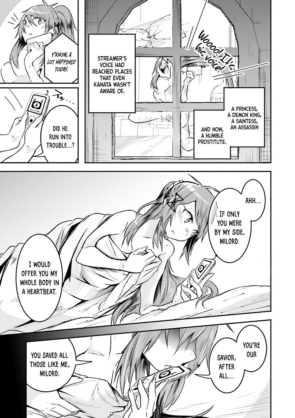 Isekai de Haishin Katsudou wo Shitara Tairyou no Yandere Shinja wo Umidashiteshimatta Ken Chap 9 - Next Chap 10