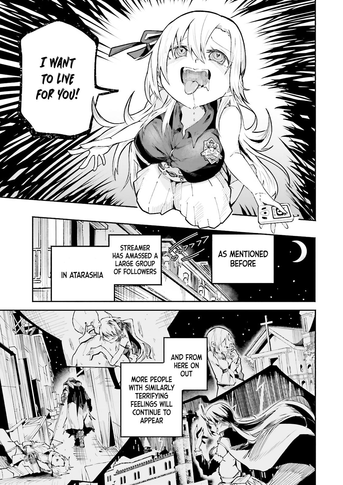 Isekai de Haishin Katsudou wo Shitara Tairyou no Yandere Shinja wo Umidashiteshimatta Ken Chap 1 - Next Chap 2