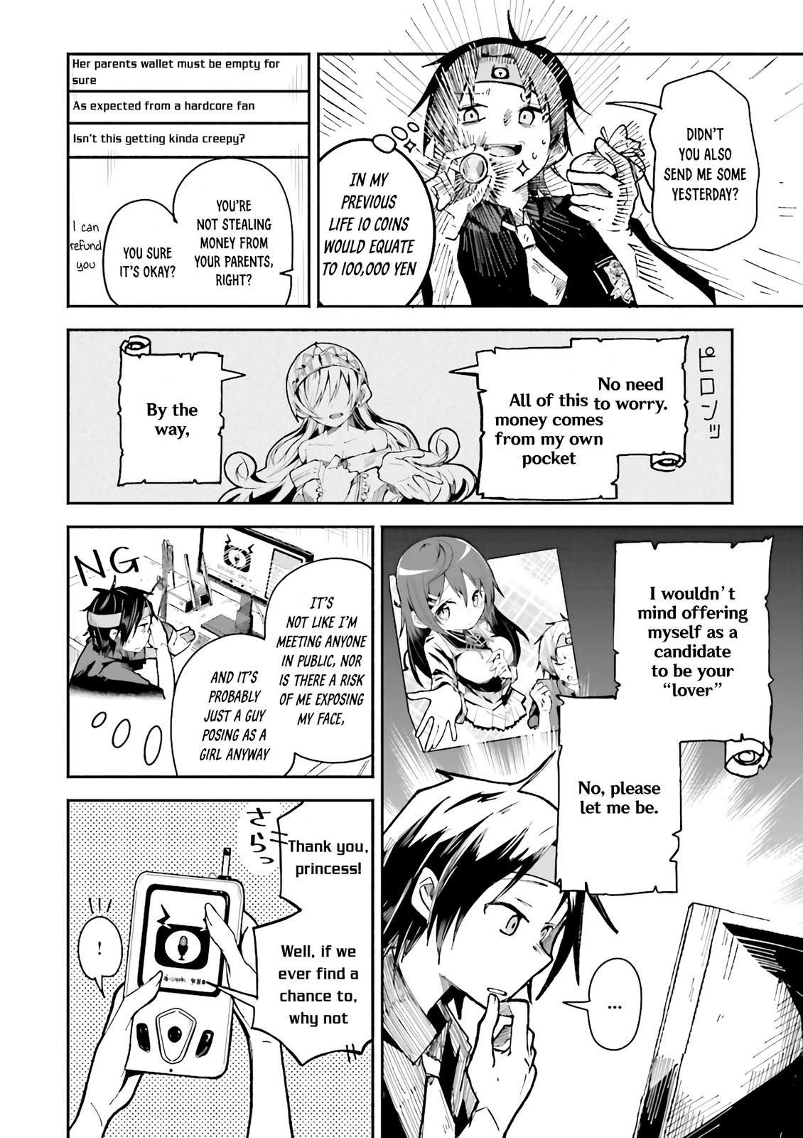 Isekai de Haishin Katsudou wo Shitara Tairyou no Yandere Shinja wo Umidashiteshimatta Ken Chap 1 - Next Chap 2