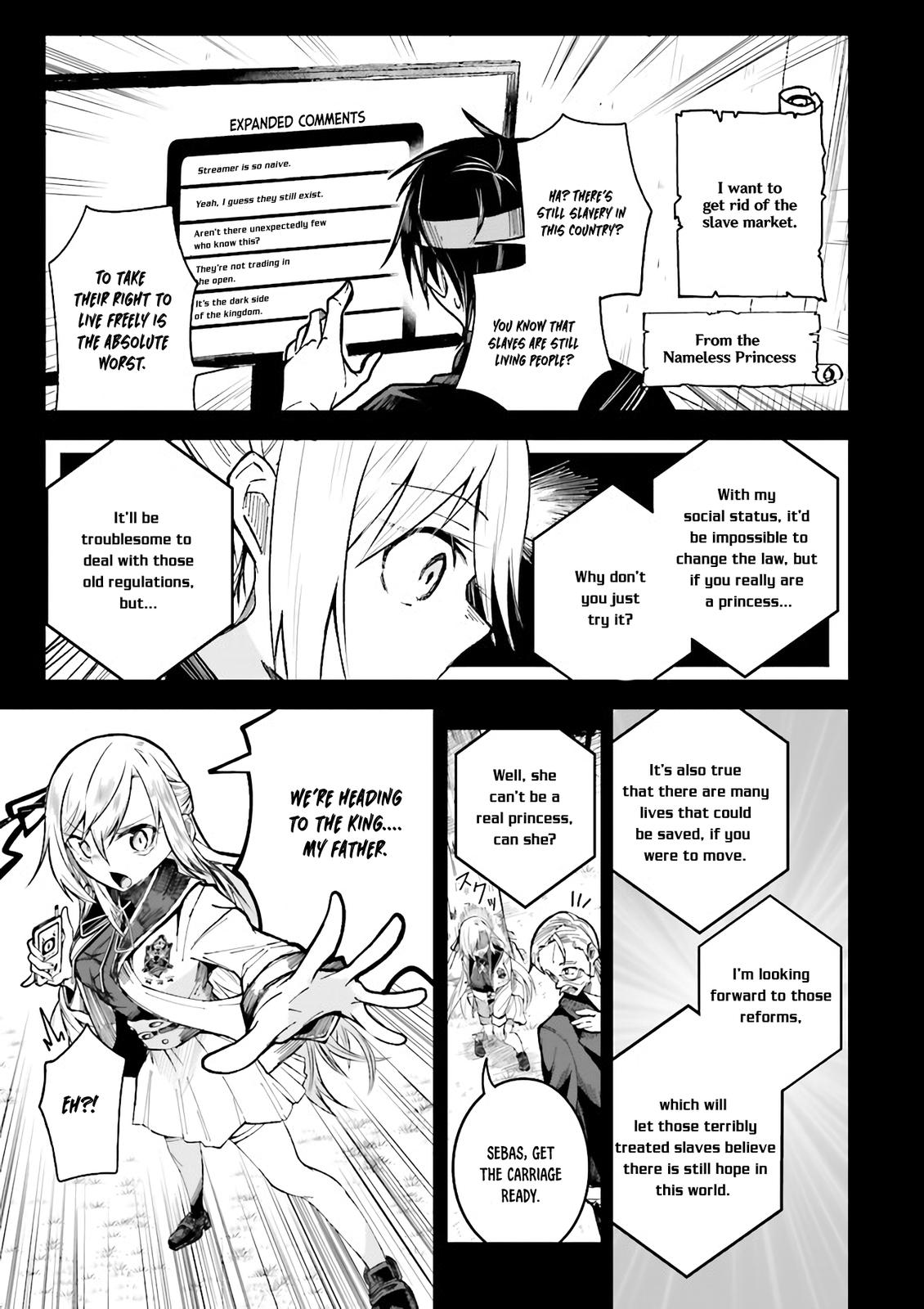 Isekai de Haishin Katsudou wo Shitara Tairyou no Yandere Shinja wo Umidashiteshimatta Ken Chap 2 - Next Chap 3