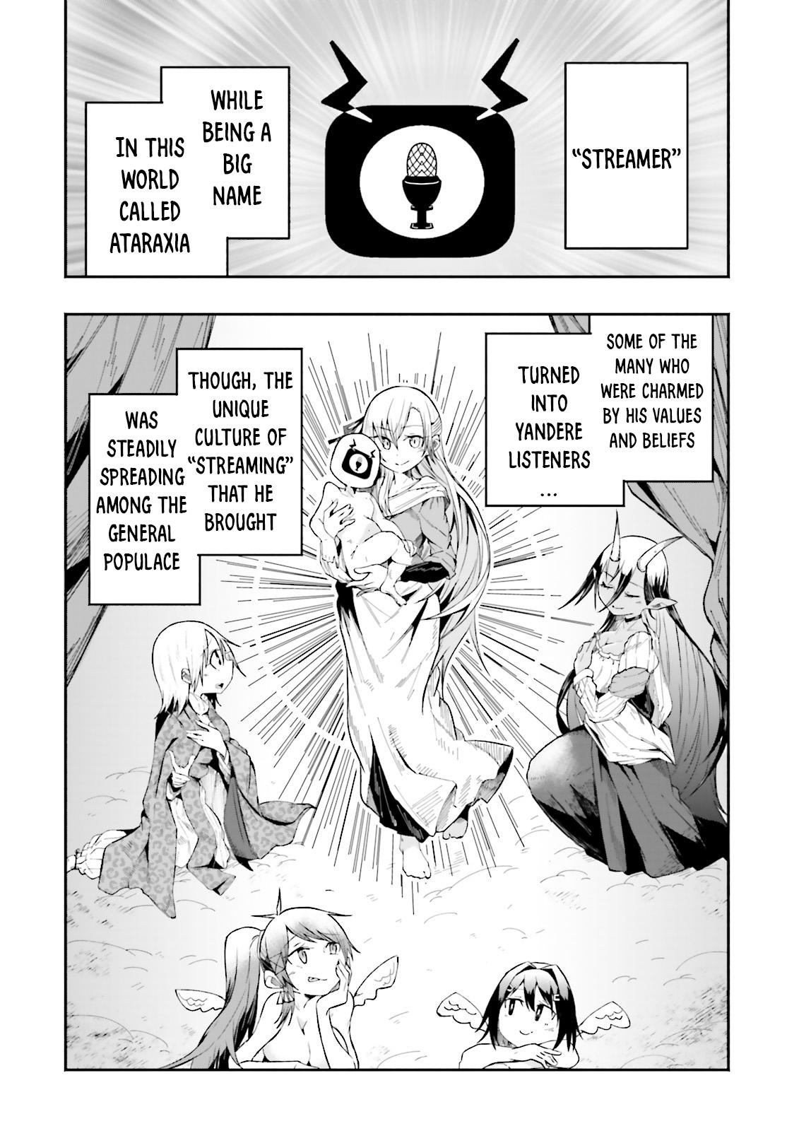 Isekai de Haishin Katsudou wo Shitara Tairyou no Yandere Shinja wo Umidashiteshimatta Ken Chap 15 - Next Chap 16