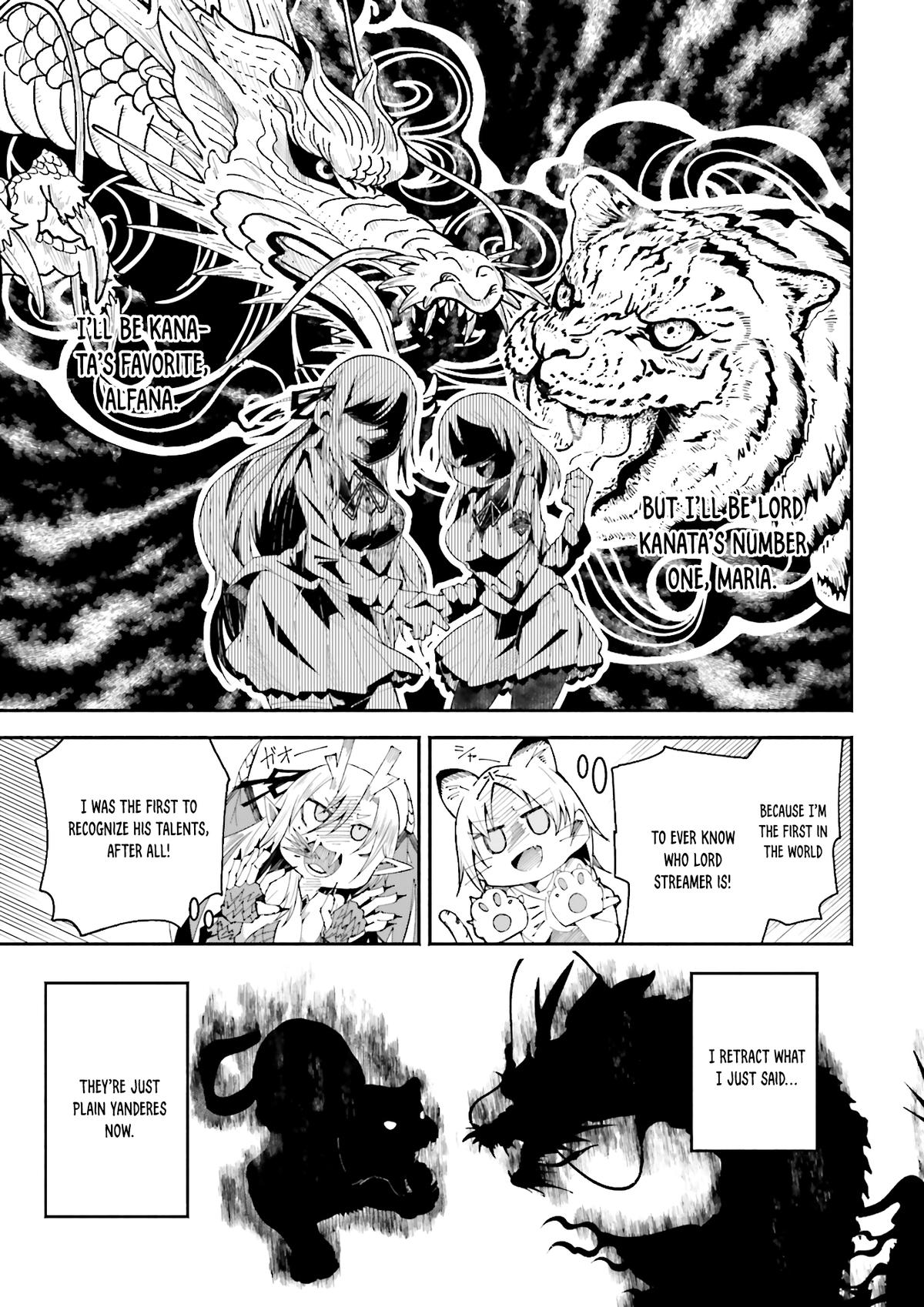 Isekai de Haishin Katsudou wo Shitara Tairyou no Yandere Shinja wo Umidashiteshimatta Ken Chap 18 - Next Chap 19