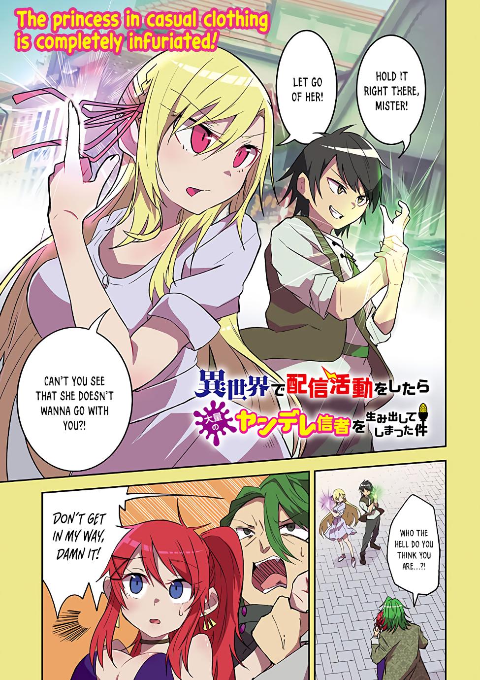 Isekai de Haishin Katsudou wo Shitara Tairyou no Yandere Shinja wo Umidashiteshimatta Ken Chap 10 - Next Chap 11