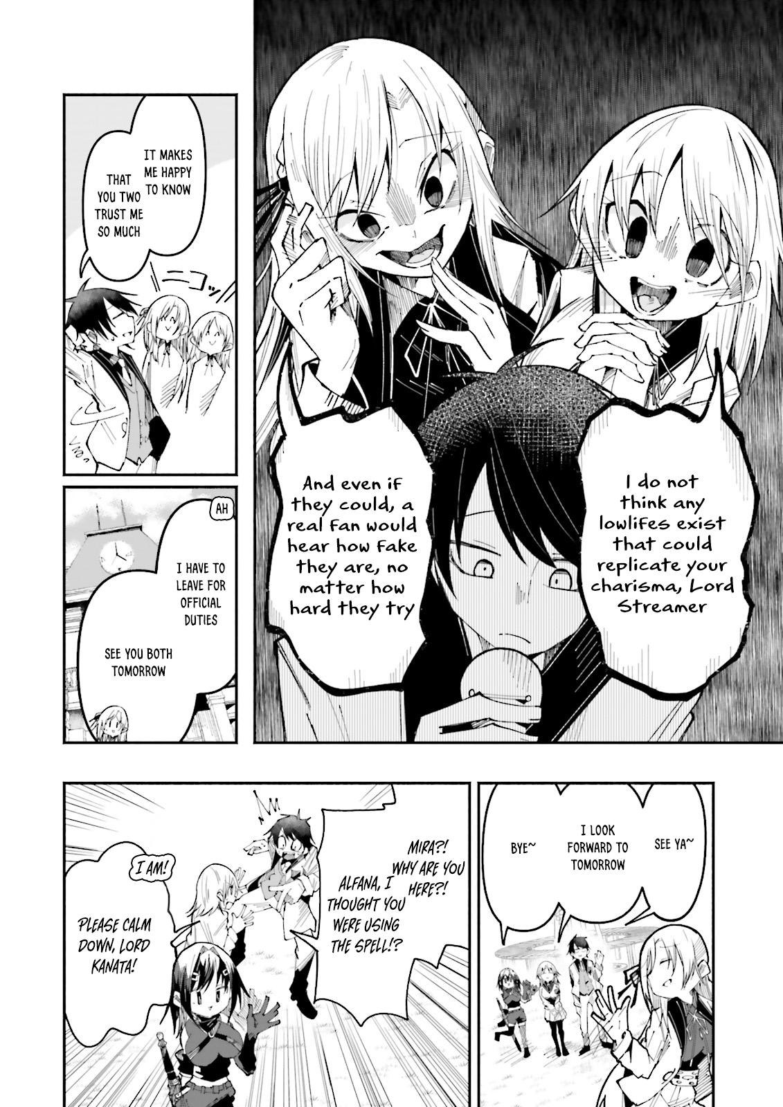 Isekai de Haishin Katsudou wo Shitara Tairyou no Yandere Shinja wo Umidashiteshimatta Ken Chap 25 - Next Chap 26