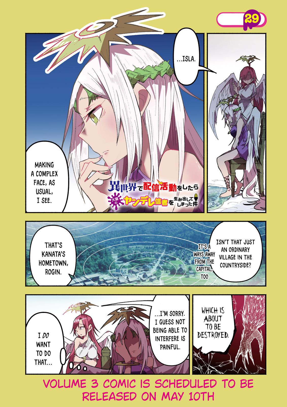Isekai de Haishin Katsudou wo Shitara Tairyou no Yandere Shinja wo Umidashiteshimatta Ken Chap 29 - Next Chap 30