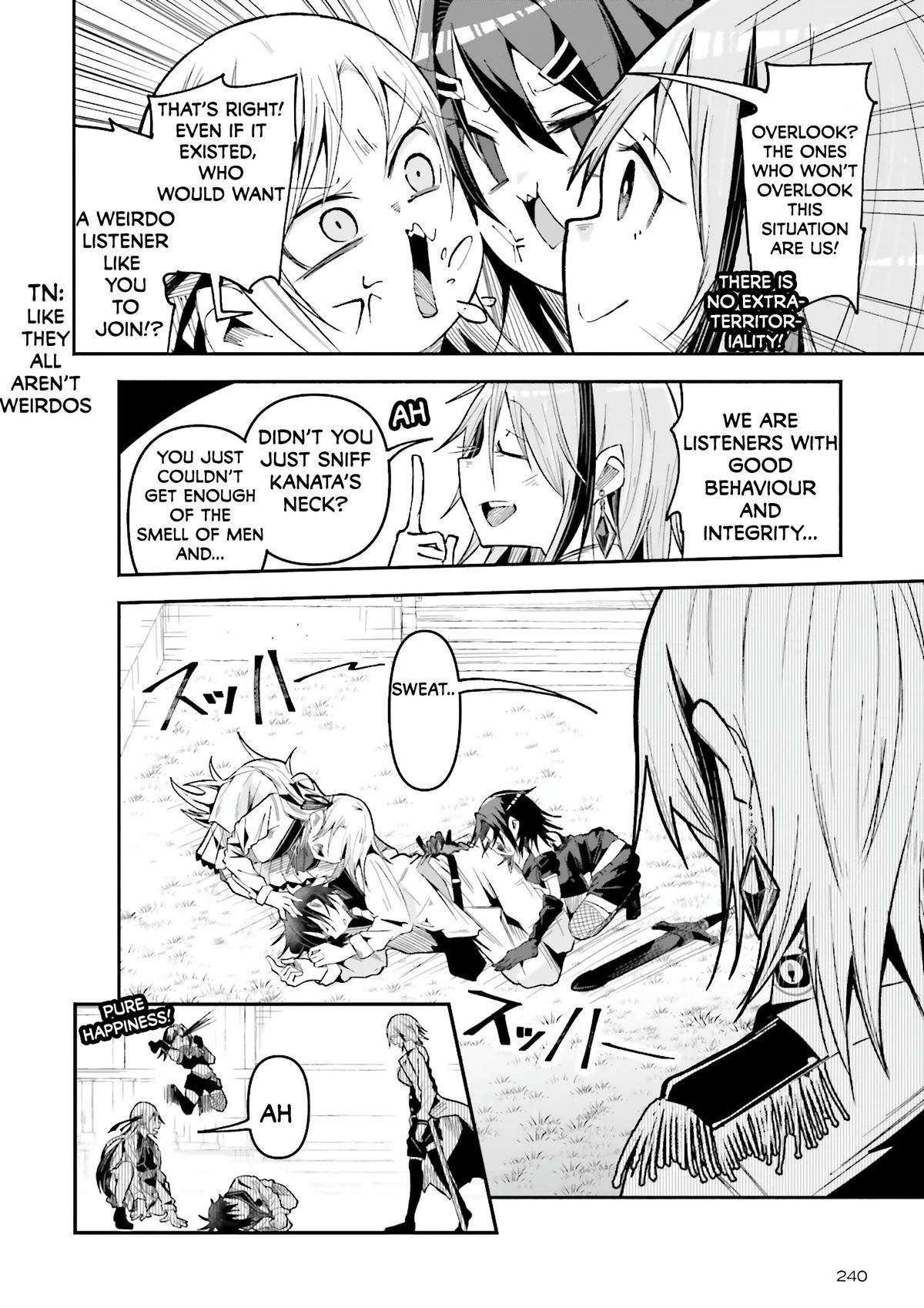 Isekai de Haishin Katsudou wo Shitara Tairyou no Yandere Shinja wo Umidashiteshimatta Ken Chap 34 - Next Chap 35