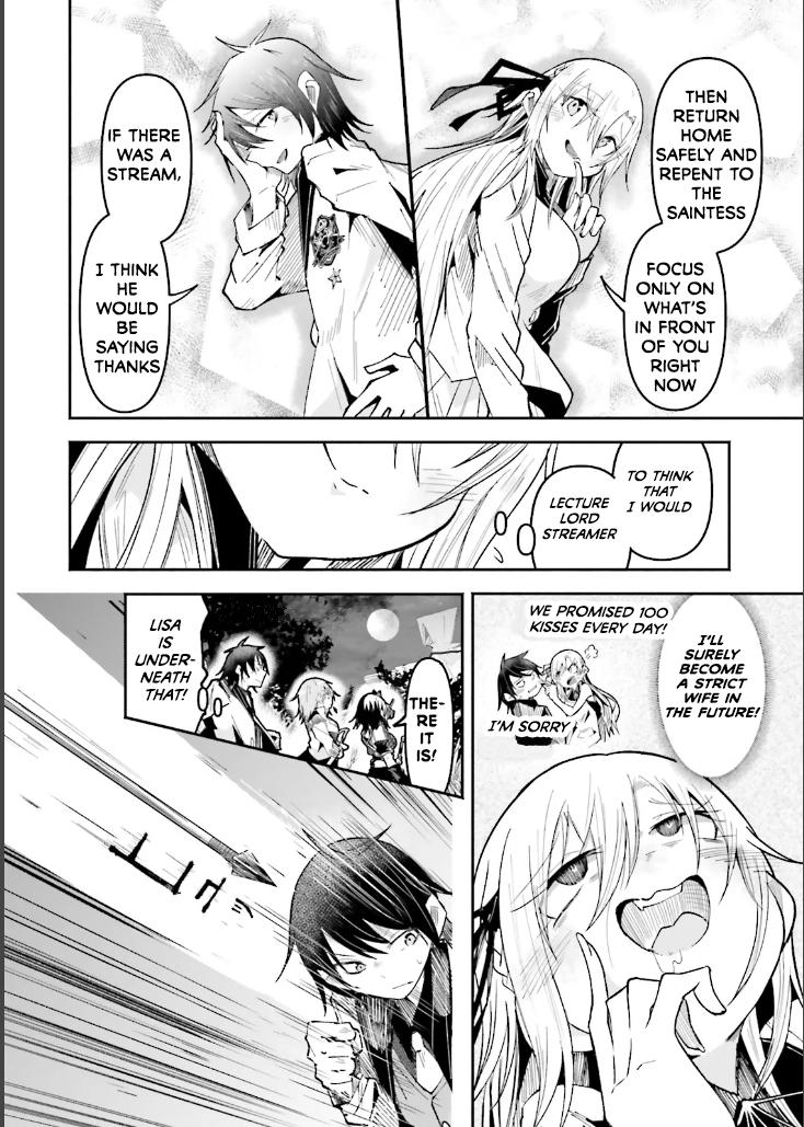Isekai de Haishin Katsudou wo Shitara Tairyou no Yandere Shinja wo Umidashiteshimatta Ken Chap 35 - Next Chap 36