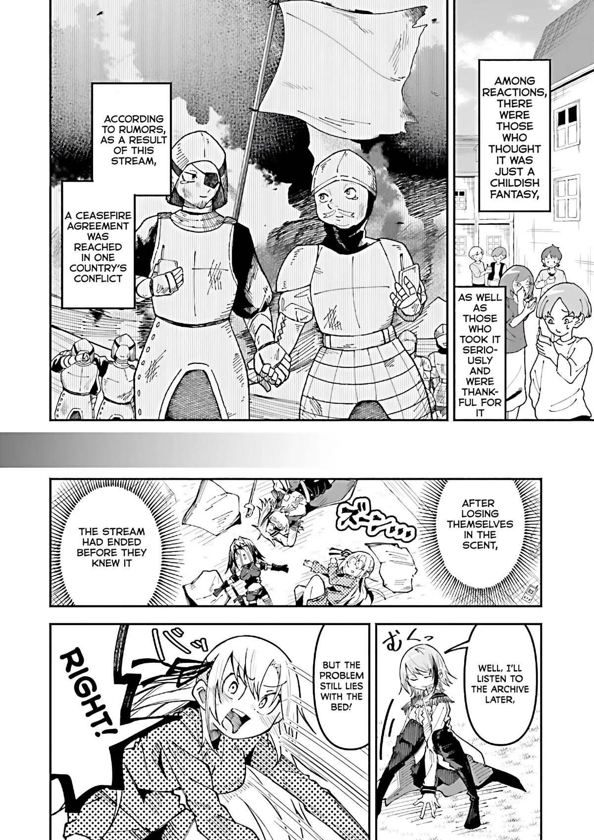 Isekai de Haishin Katsudou wo Shitara Tairyou no Yandere Shinja wo Umidashiteshimatta Ken Chap 39 - Next Chap 40