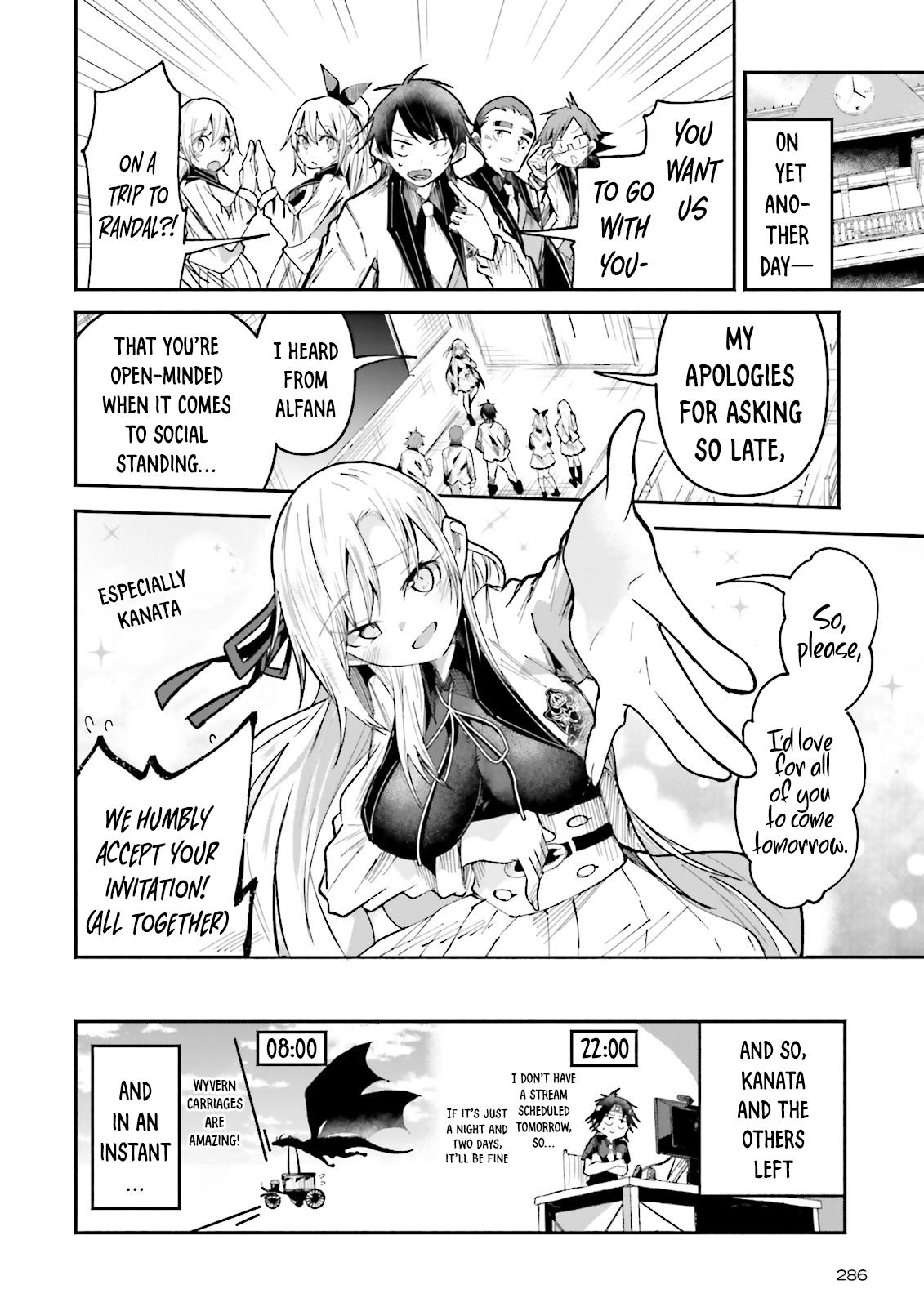 Isekai de Haishin Katsudou wo Shitara Tairyou no Yandere Shinja wo Umidashiteshimatta Ken Chap 31 - Next Chap 32