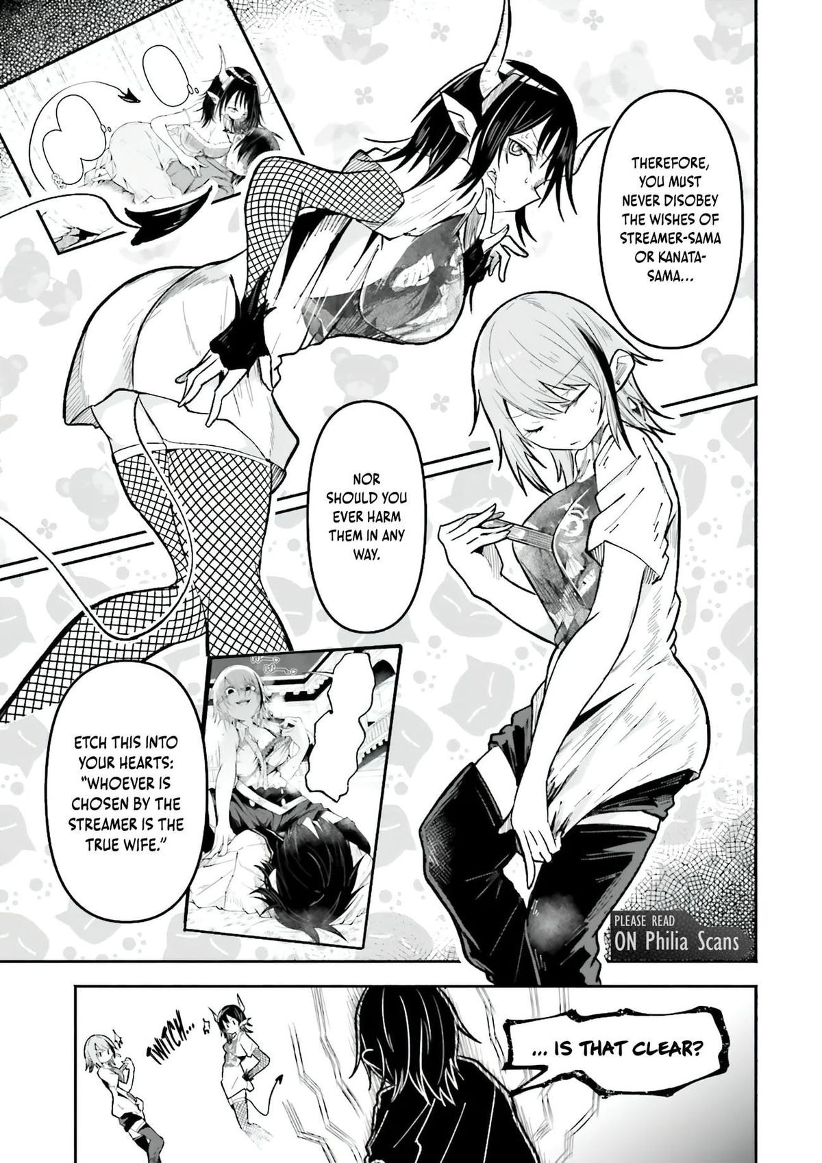 Isekai de Haishin Katsudou wo Shitara Tairyou no Yandere Shinja wo Umidashiteshimatta Ken Chap 48.1 - Next Chap 49.1