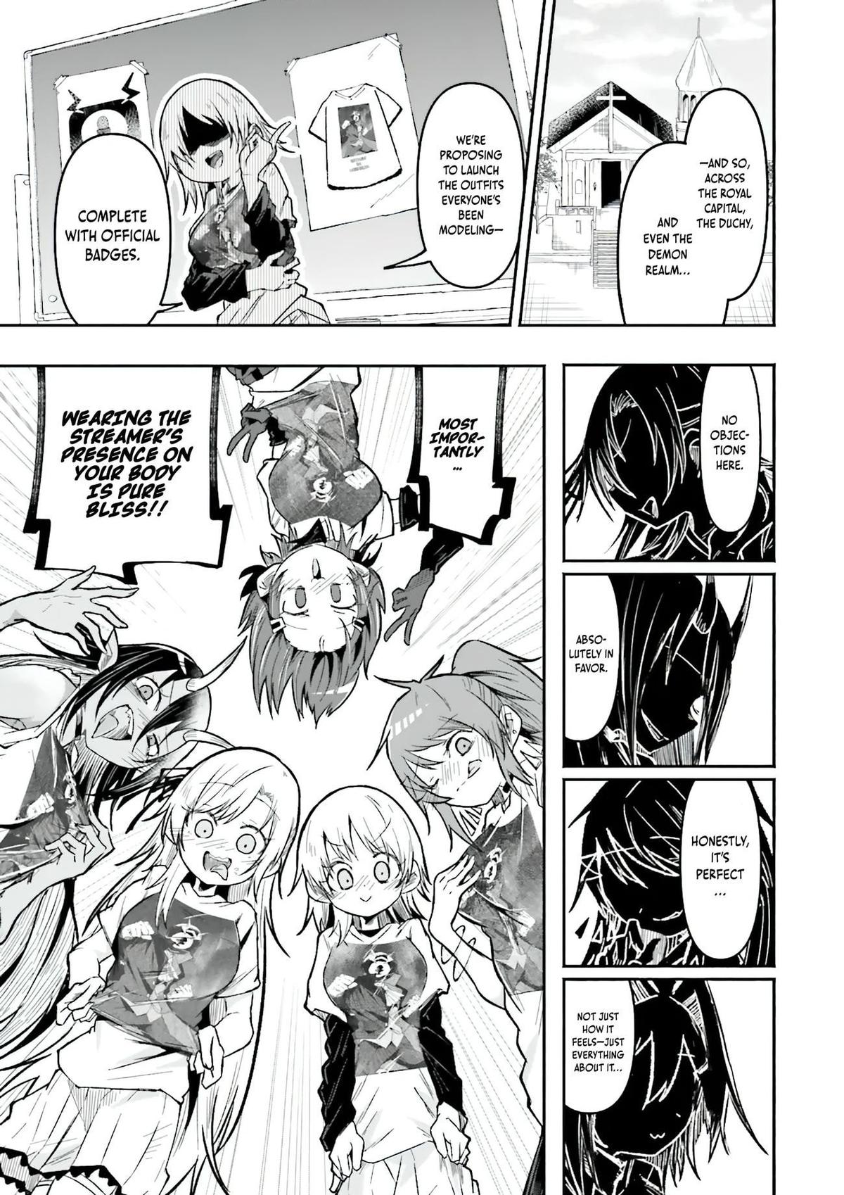 Isekai de Haishin Katsudou wo Shitara Tairyou no Yandere Shinja wo Umidashiteshimatta Ken Chap 48.1 - Next Chap 49.1