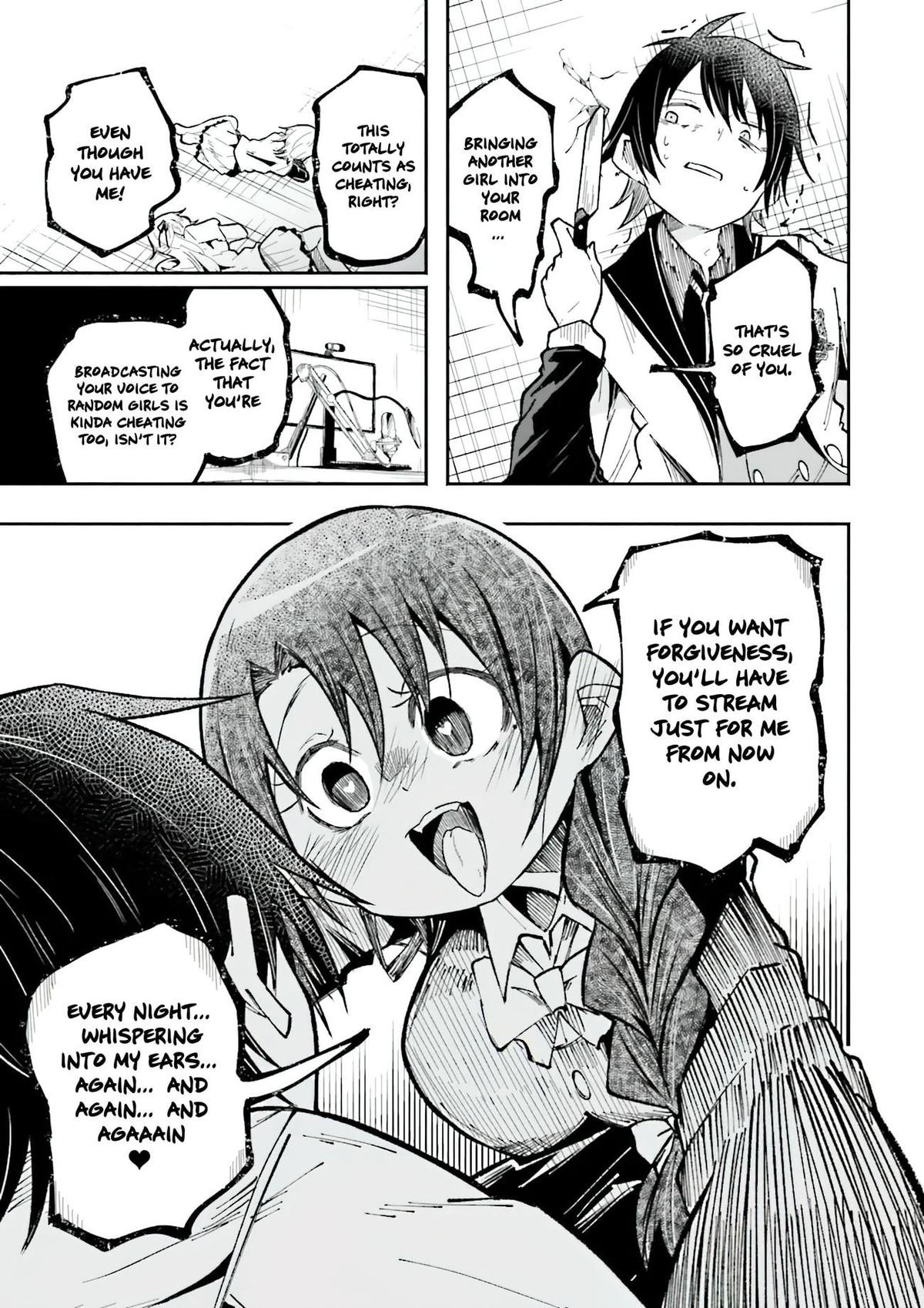 Isekai de Haishin Katsudou wo Shitara Tairyou no Yandere Shinja wo Umidashiteshimatta Ken Chap 48.2 - Next Chap 49.2
