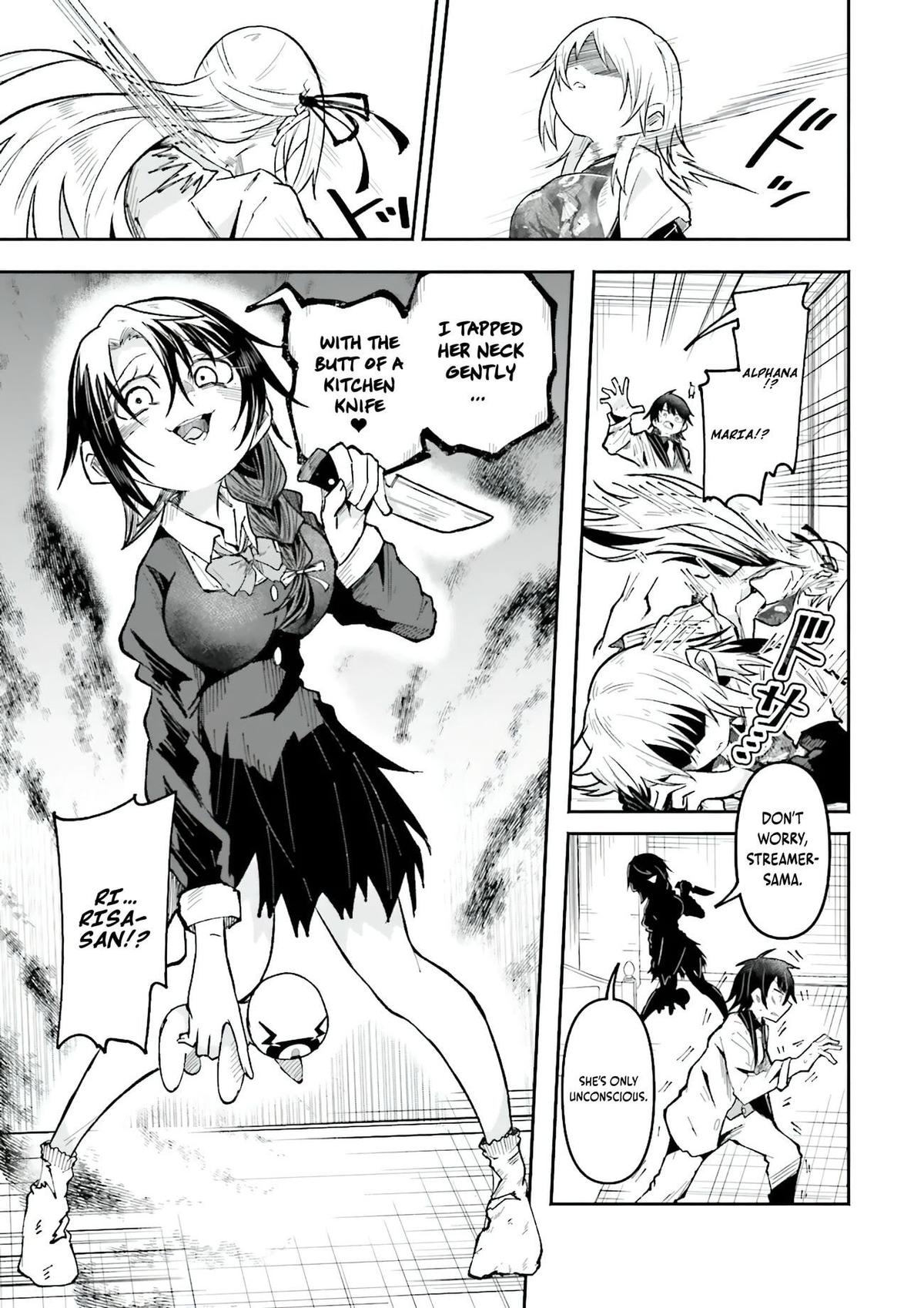 Isekai de Haishin Katsudou wo Shitara Tairyou no Yandere Shinja wo Umidashiteshimatta Ken Chap 48.2 - Next Chap 49.2