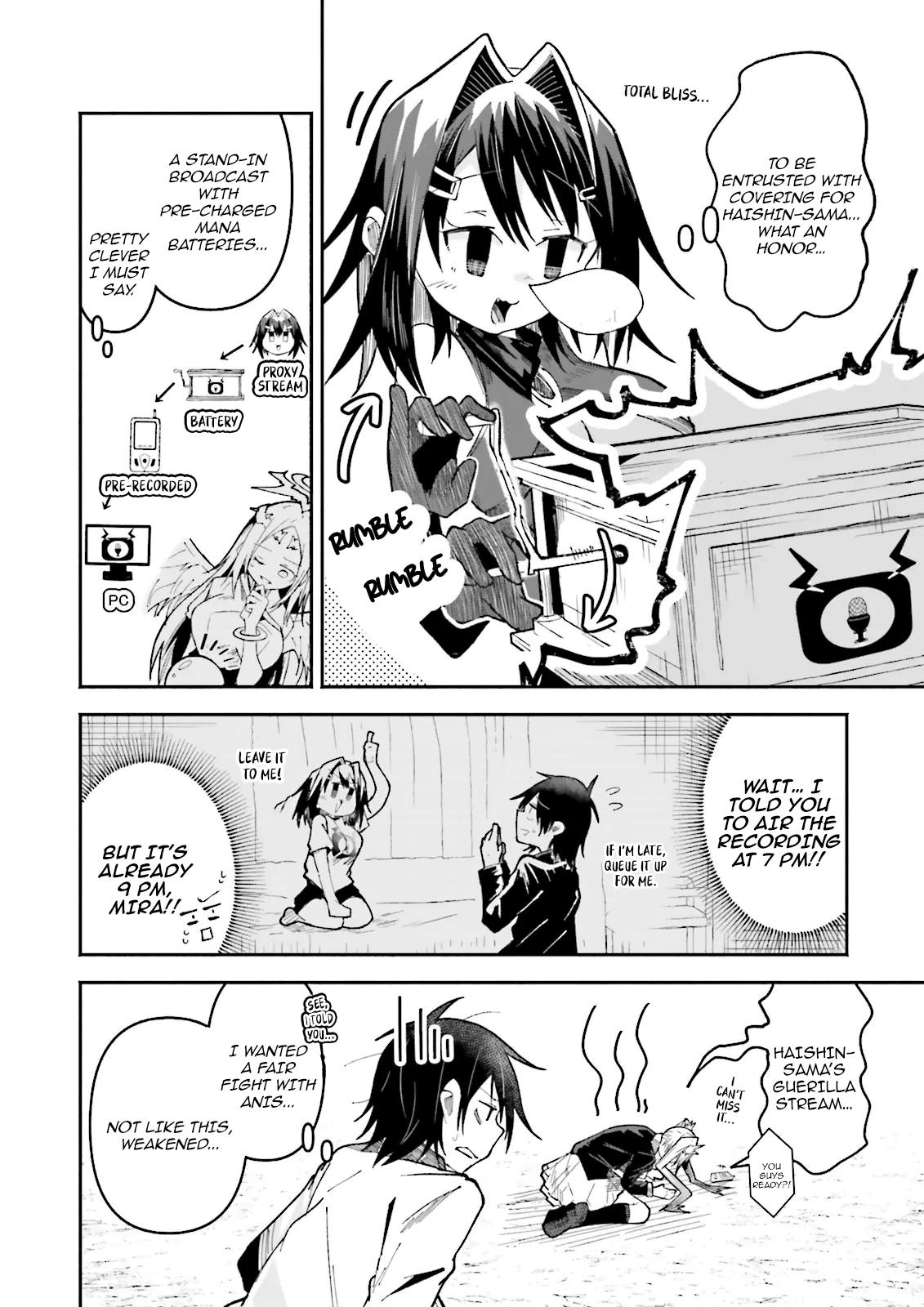 Isekai de Haishin Katsudou wo Shitara Tairyou no Yandere Shinja wo Umidashiteshimatta Ken Chap 57.1 - Next Chap 58.1