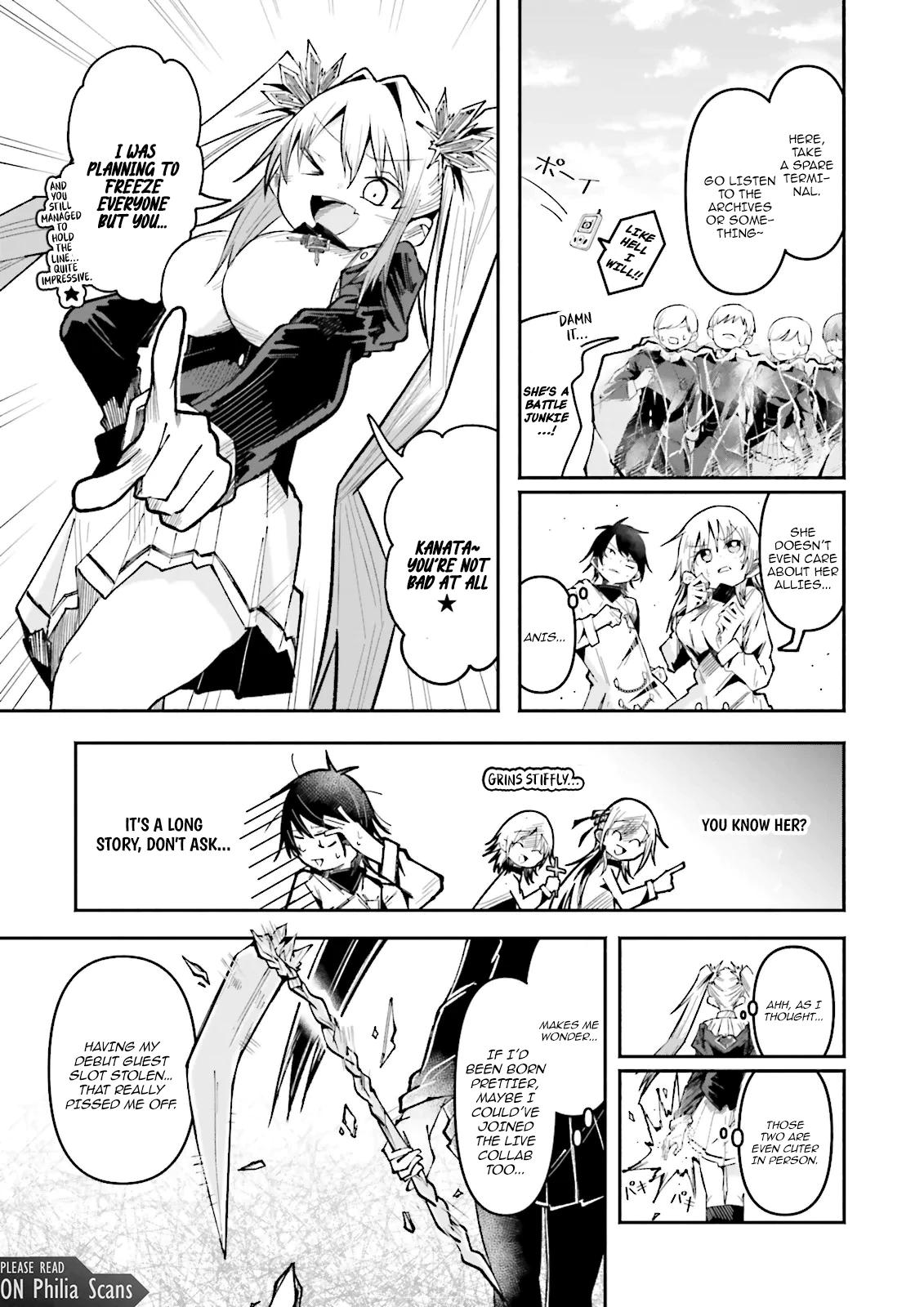 Isekai de Haishin Katsudou wo Shitara Tairyou no Yandere Shinja wo Umidashiteshimatta Ken Chap 57.1 - Next Chap 58.1