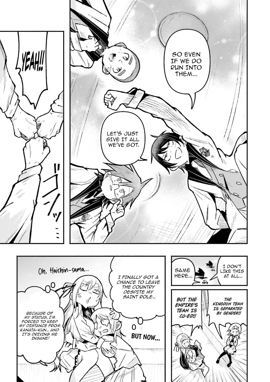 Isekai de Haishin Katsudou wo Shitara Tairyou no Yandere Shinja wo Umidashiteshimatta Ken Chap 55.1 - Next Chap 56.1